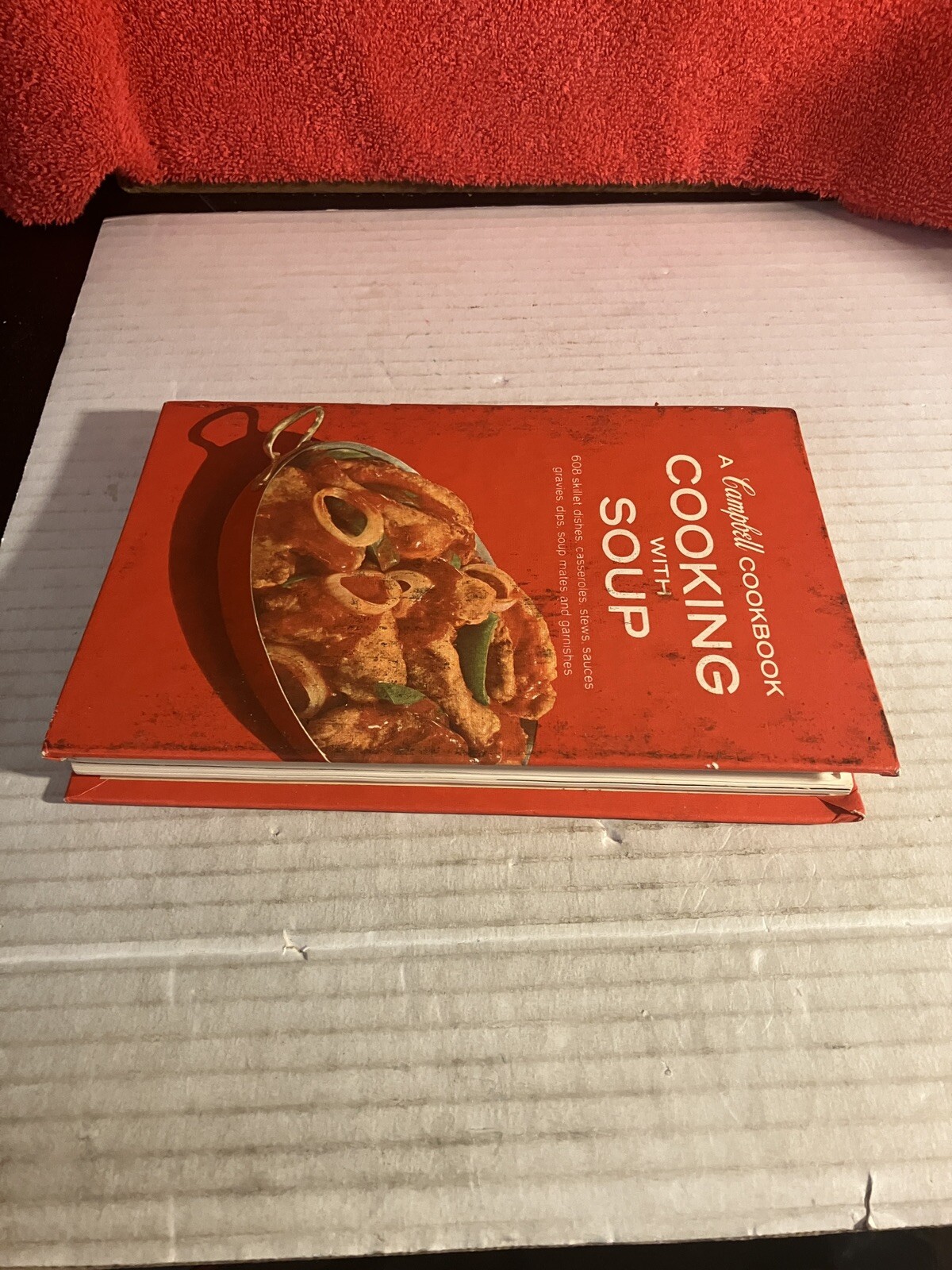 Vintage 1970 Campbell’s Cooking With Soup Spiral Bound Hardcover. DWK135