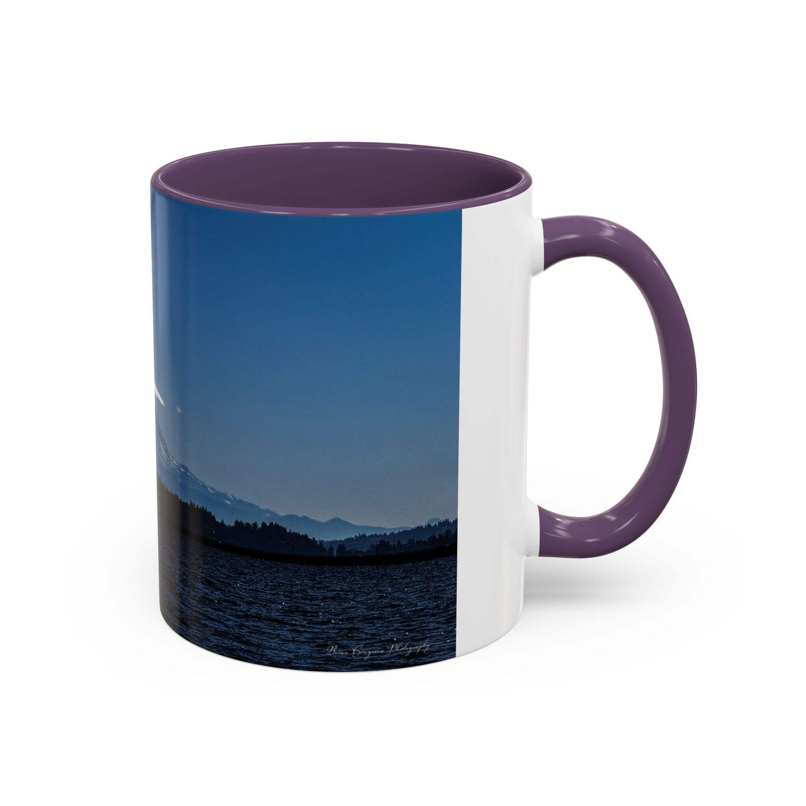 Scenic Mountain Accent Coffee Mug – 11oz & 15oz – Perfect Gift for Nature Lovers