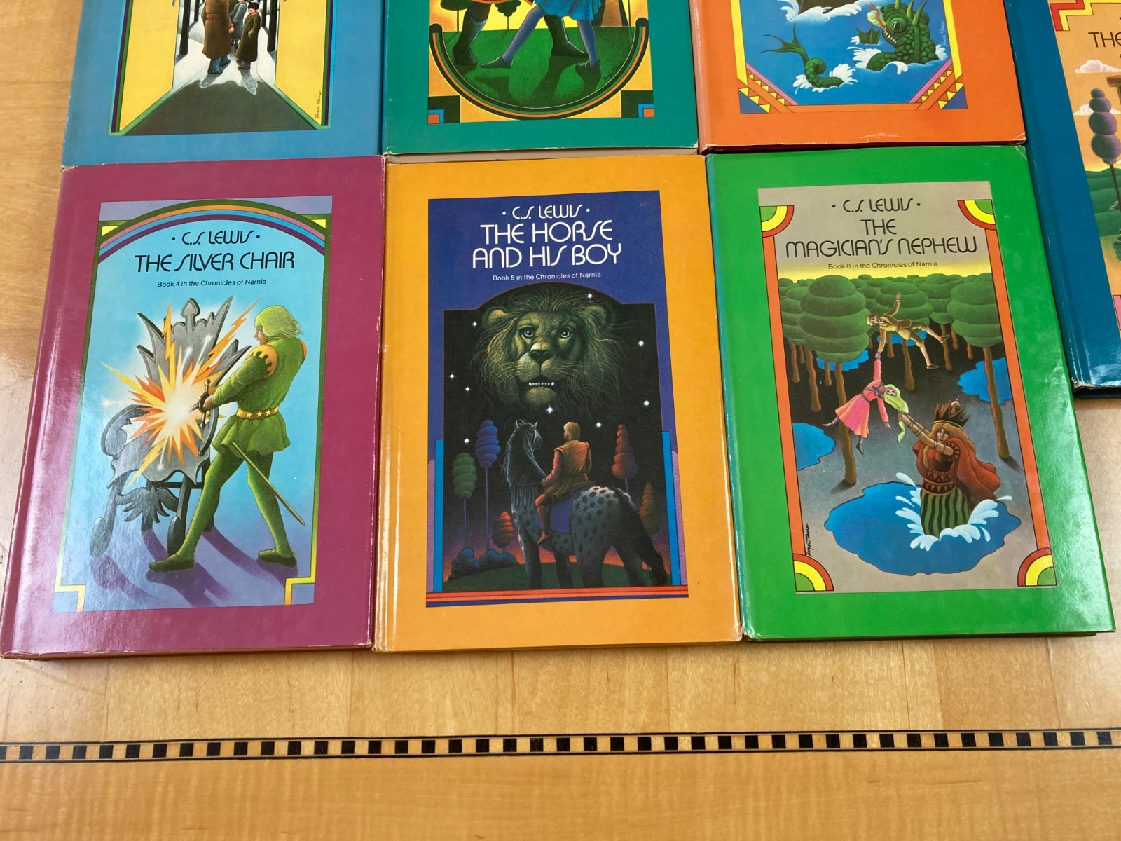 The Chronicles of Narnia – 7 Volume HB Set – C.S. Lewis – Book Club Editions