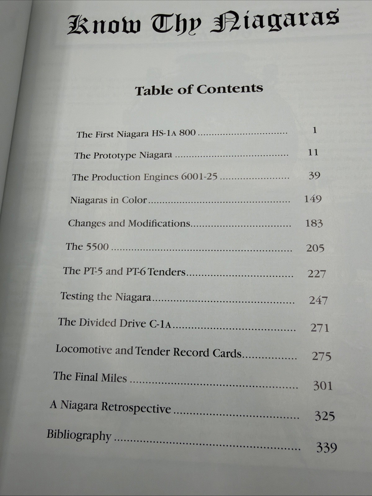 Know Thy Niagaras Thomas R Gerbracht 2018 Hardcover Railroads Trains 6006 340 Pg