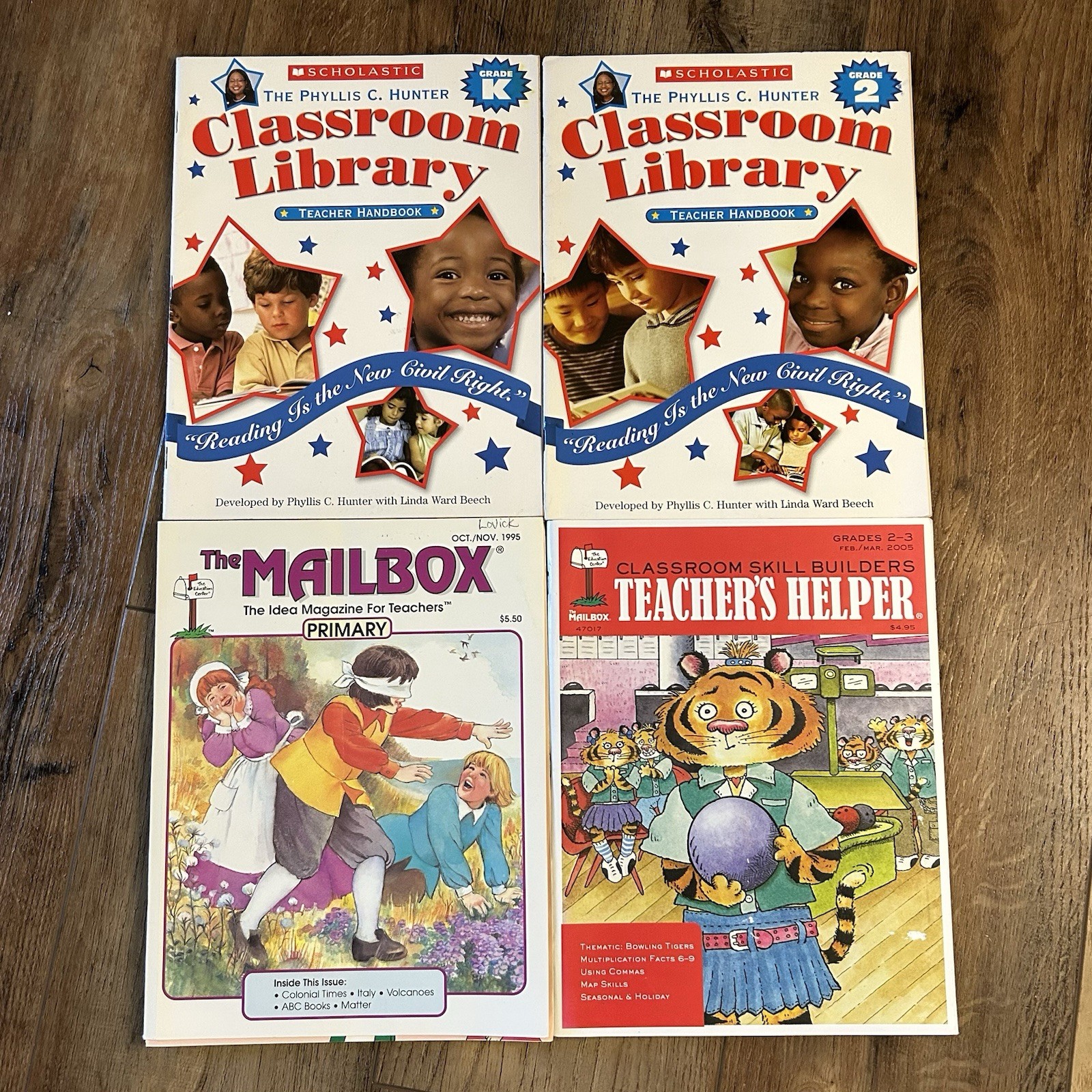 Teacher’s Helper Classroom Skills Builders Resource Book Lot Grades K-3