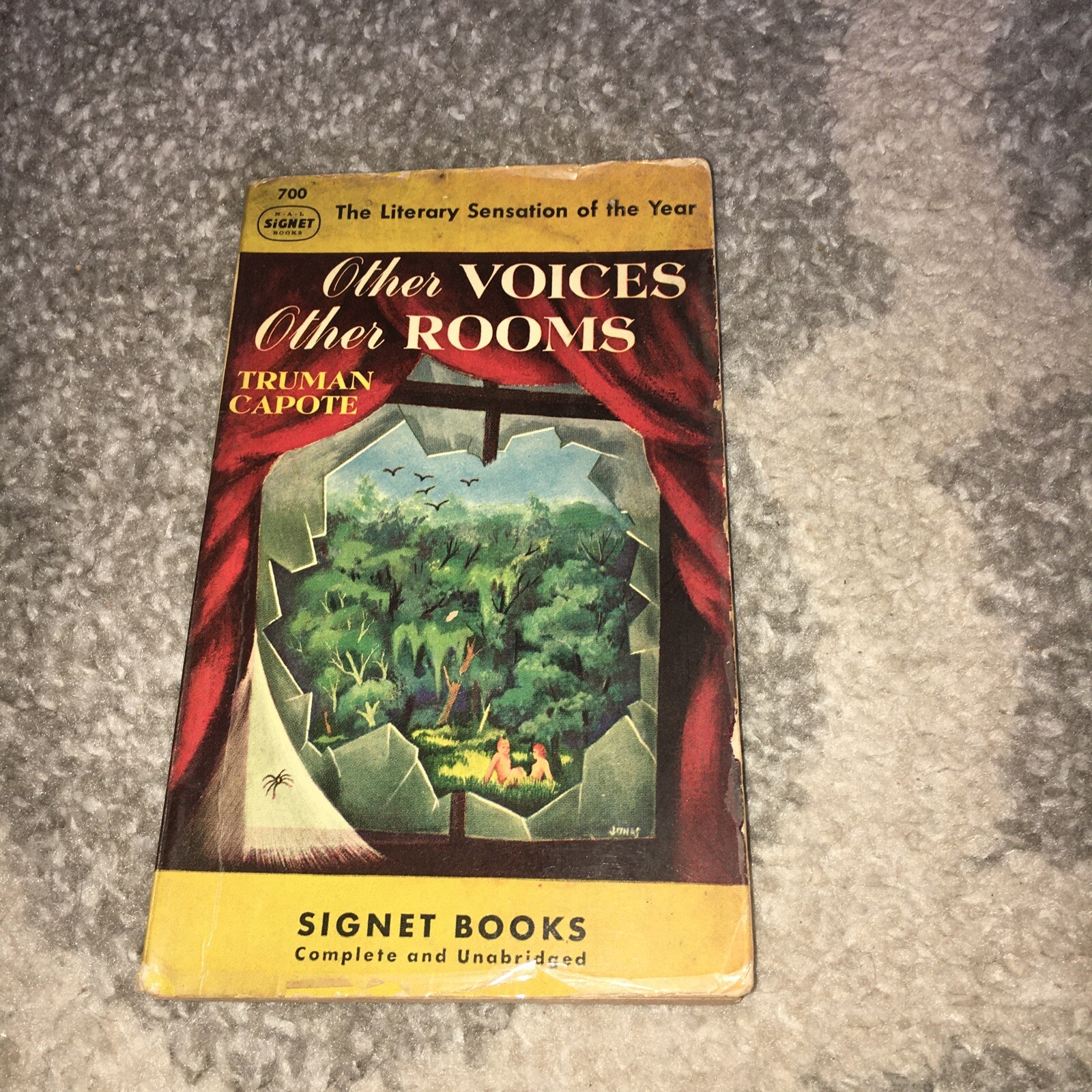 Vintage 1949 Signet Book Paperback Novel Other Voices Other Rooms Truman Capote