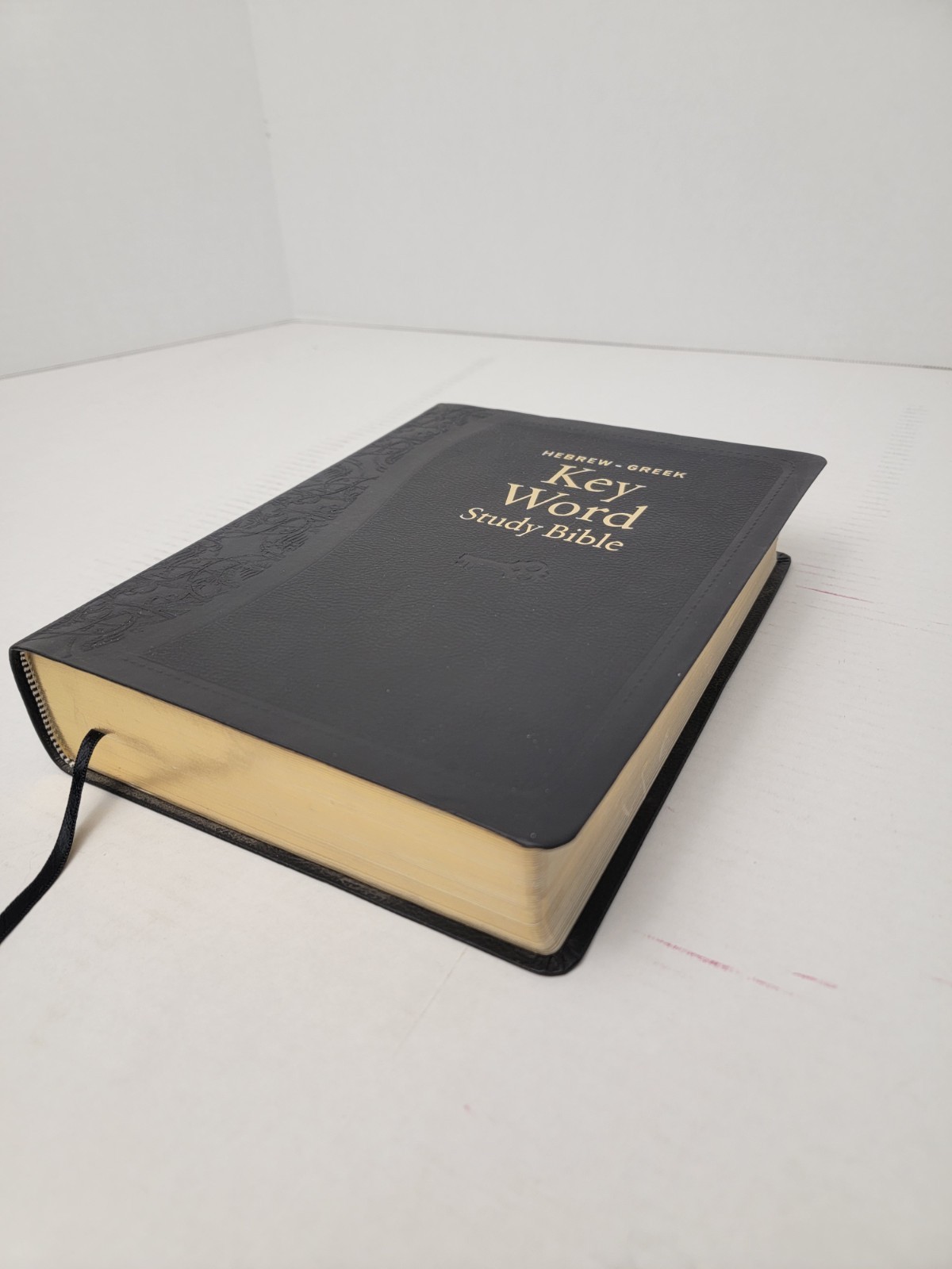 Greek Hebrew Key Study Bible – ESV – Duraflex Black