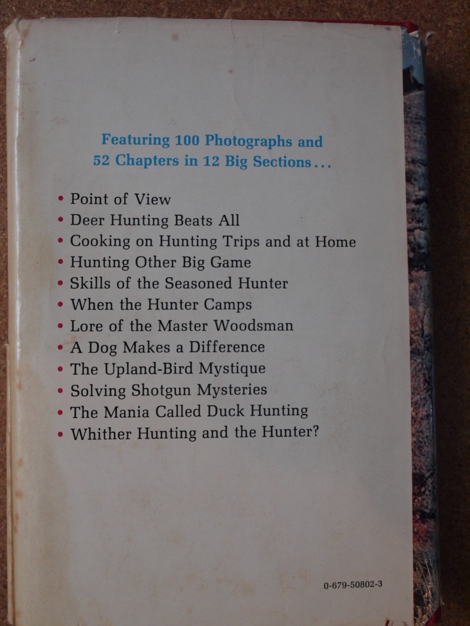 The Ted Trueblood Hunting Treasury Hardcover Ted Trueblood, Very Good Condition