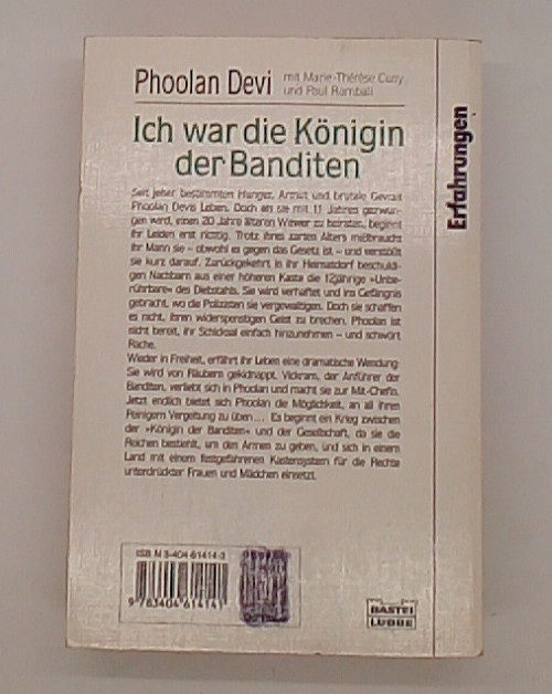 Ich war die Konigin der Banditen. by Phoolan Devi (1998, Lubbe)