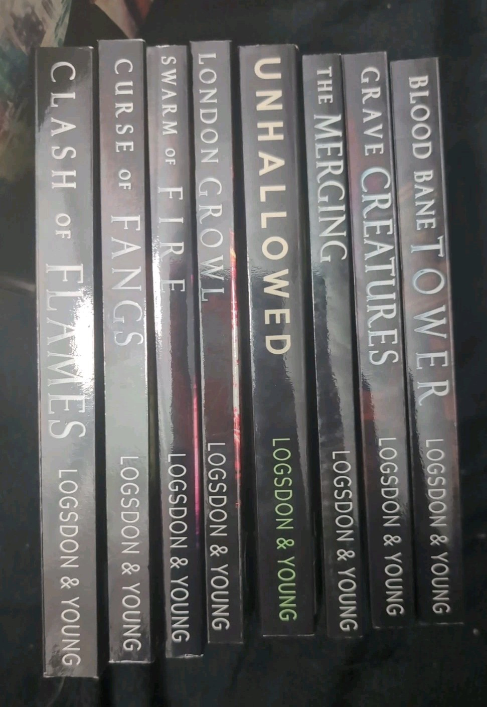 8 Signed Logsdon & Young Books in Limited Edition Box with PPD Badge & Card
