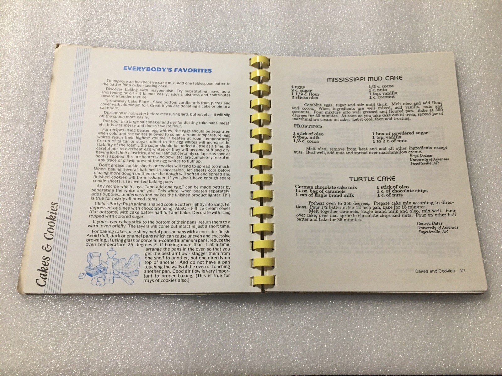 National Executive Housekeepers Association Cookbook Arkansas Chapter 114 Pages