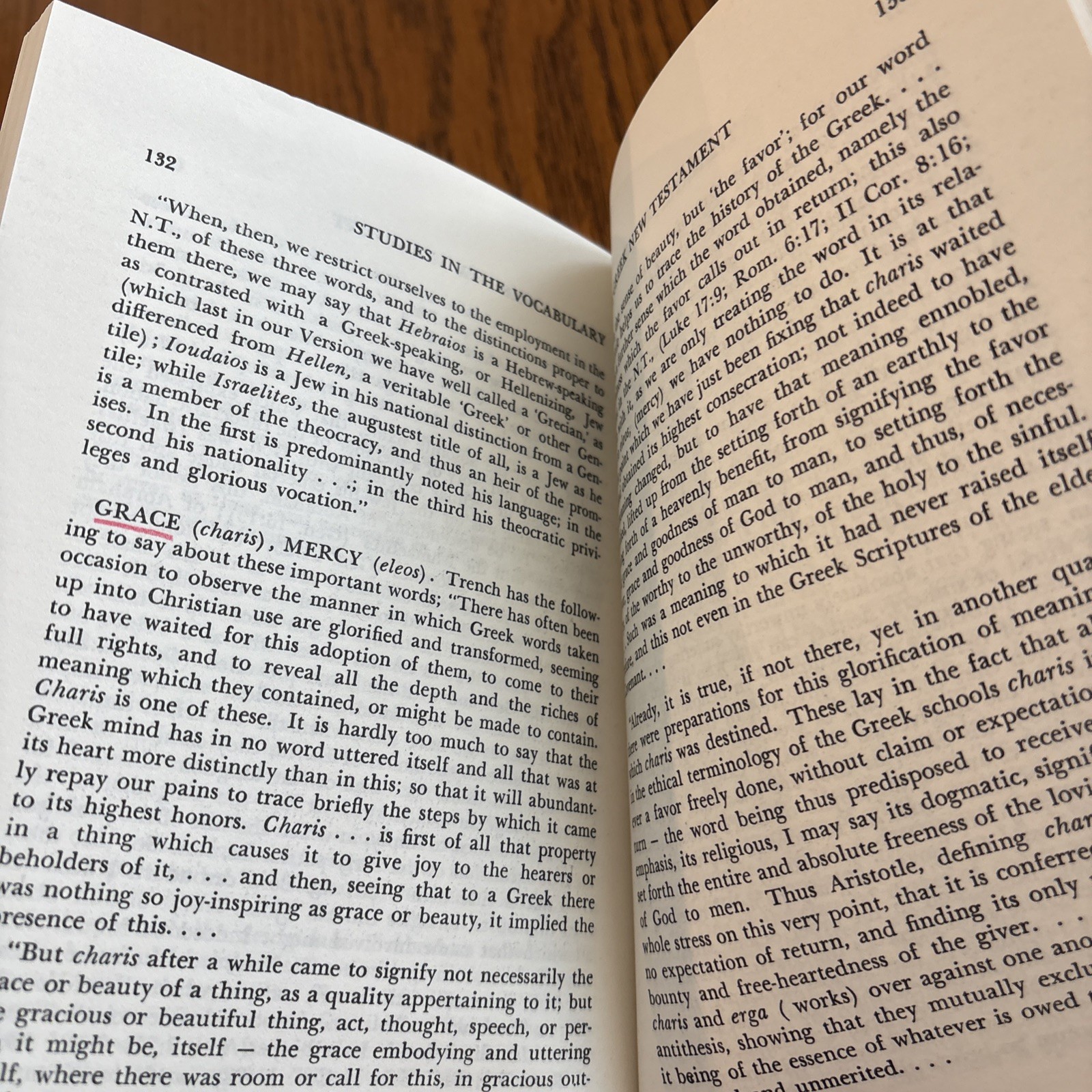 Studies In The Vocabulary Of The Greek New Testament By Kenneth S. Wuest PB