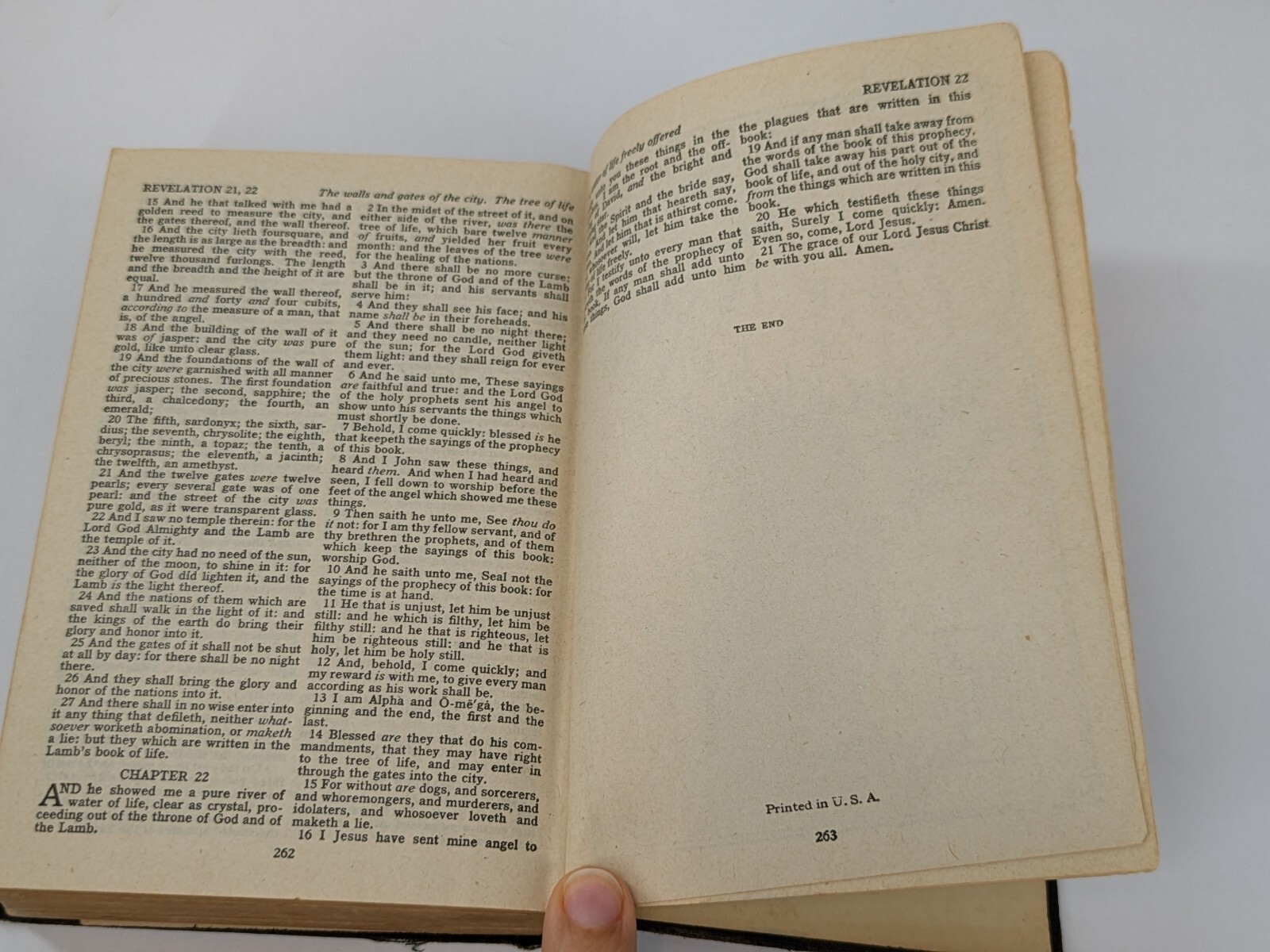 ✝️Holy Bible Hardback American Bible Society 1962? King James KJV Compact