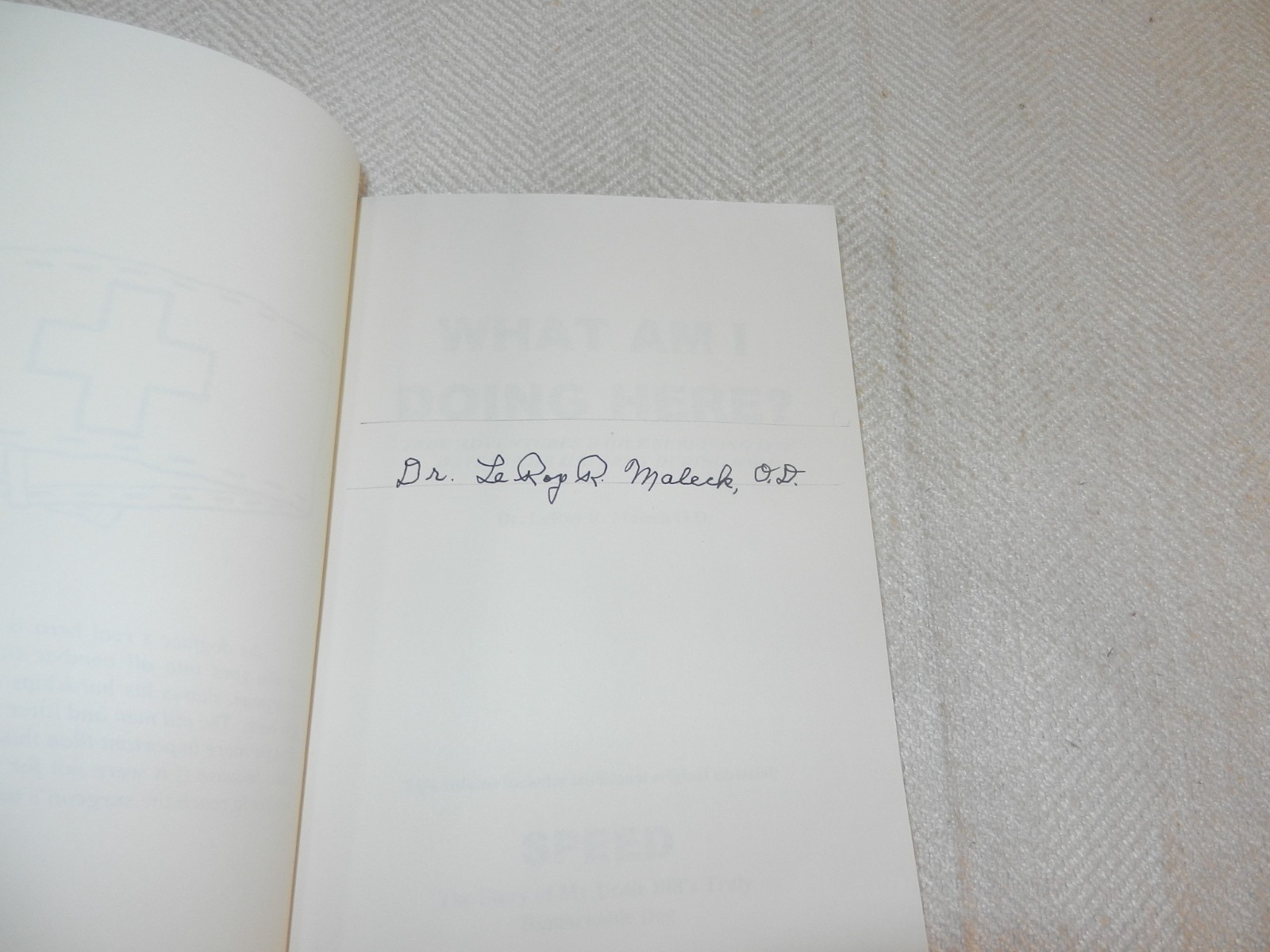 WW II 35th division 137th Infantry GI Medic „WHAT AM I DOING HERE?“ Vet Signed