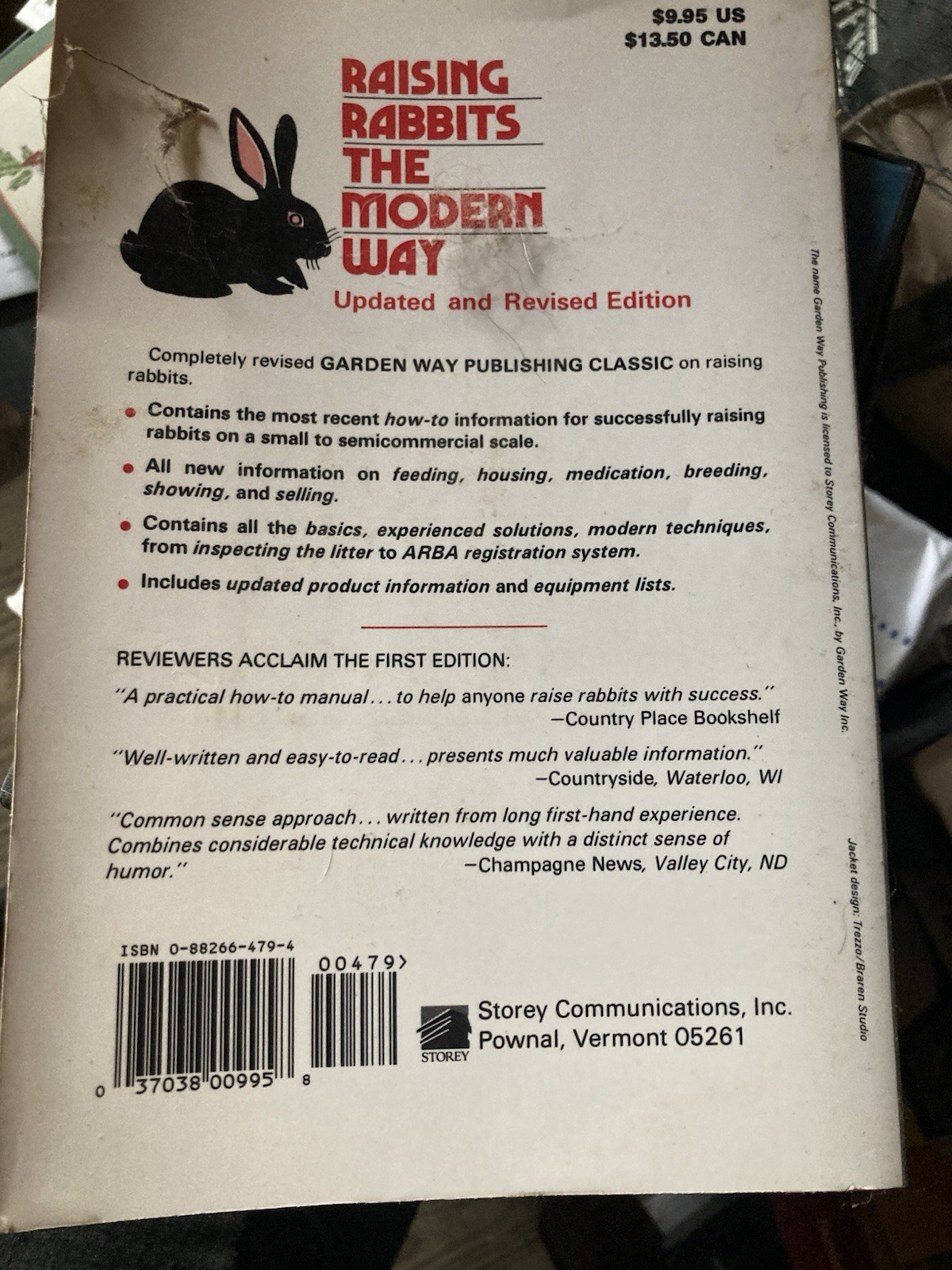 Raising Rabbits the Modern Way – 9780882664798, Bob Bennett, paperback