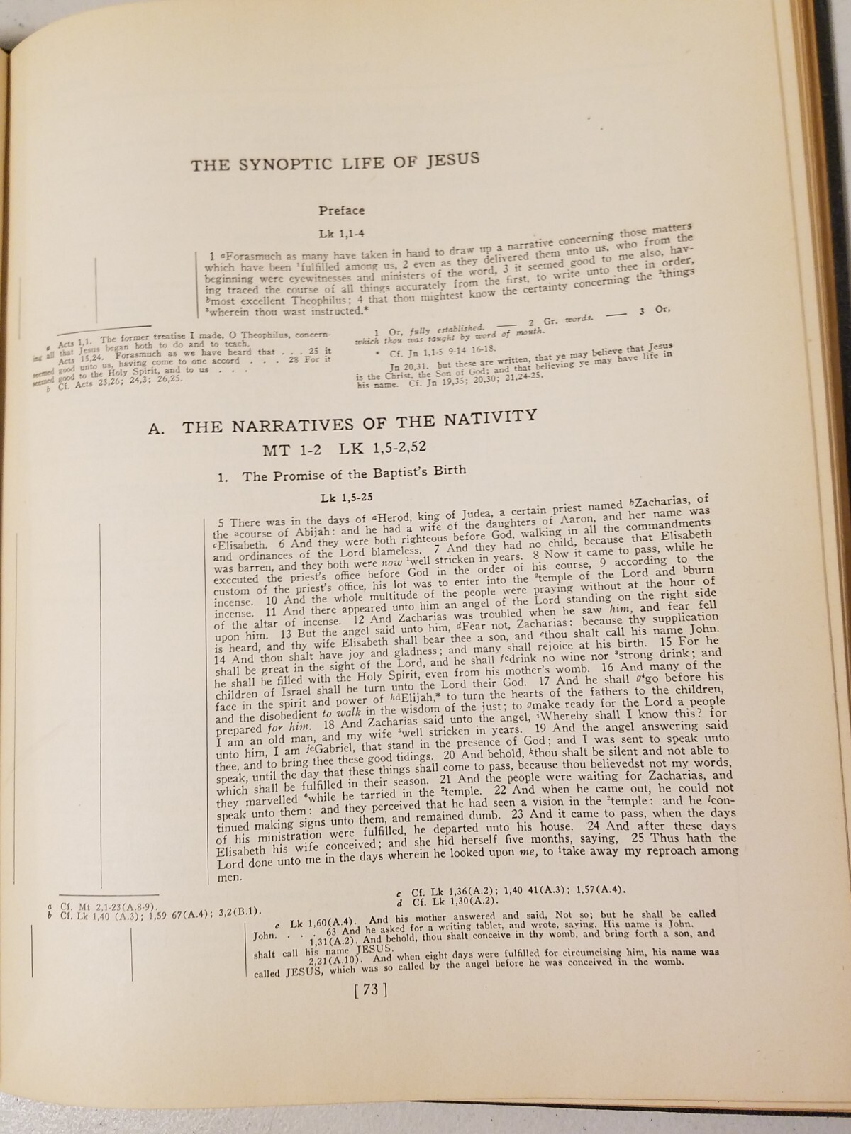 A Syllabus and Synopsis of the First Three Gospels by Walter Bundy 1932