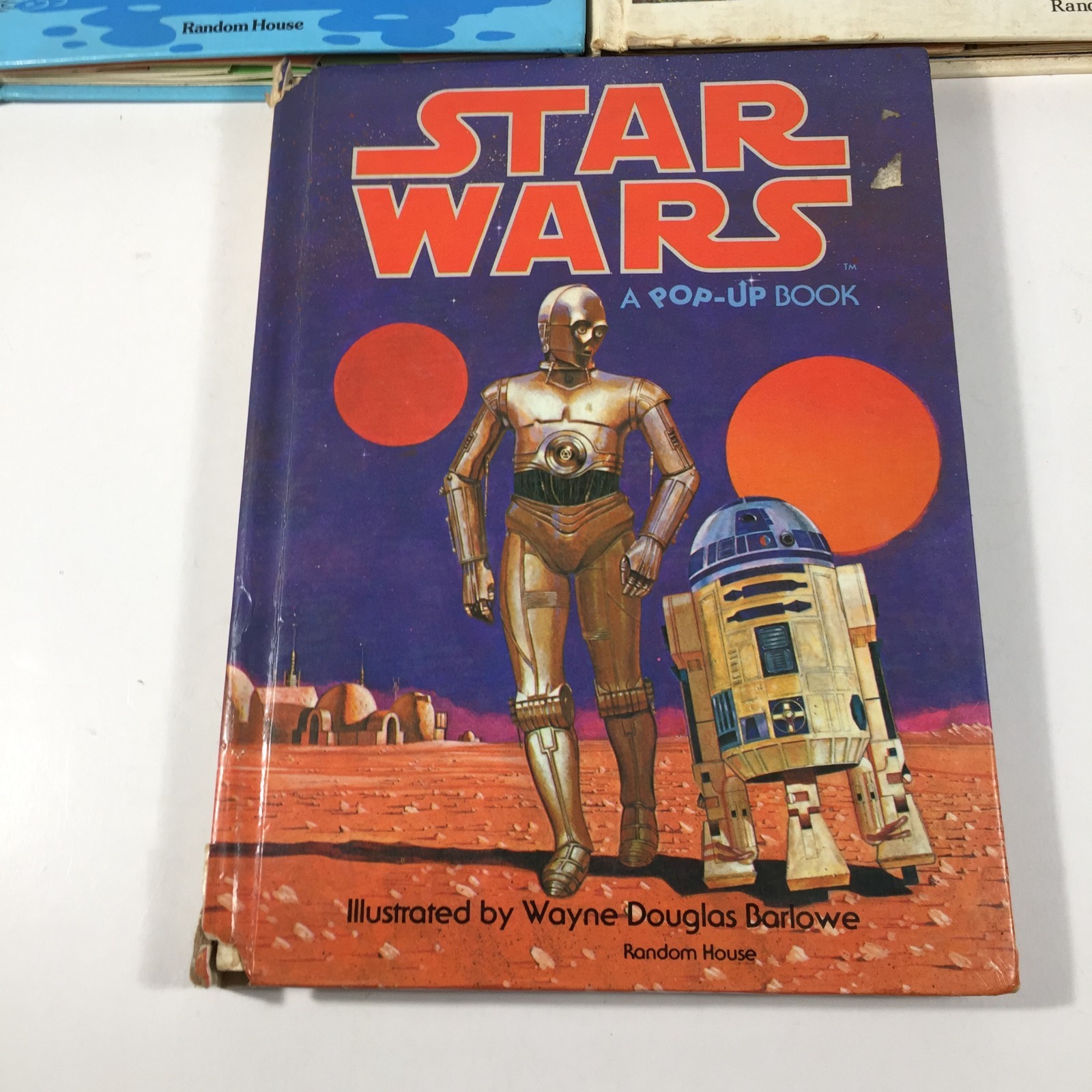 Pop-Up Books Lot of 3 Random House-Some parts missing Nancy & Sluggo, Star Wars