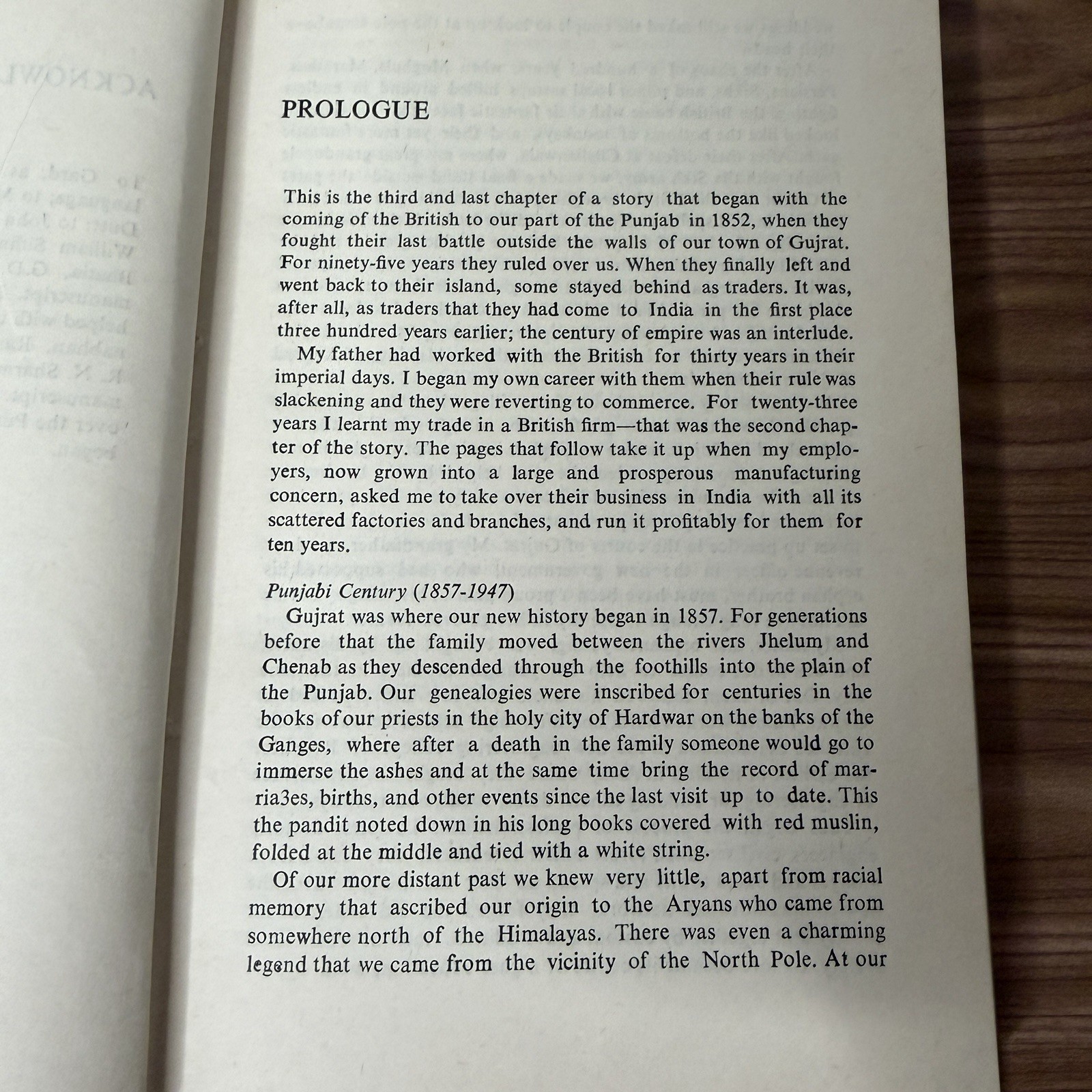 Return to Punjab 1961-1975 by Prakash Tandon India Punjabi 1980 Hardcover