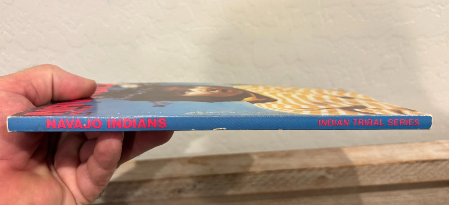 Rare! Vintage Navajo Indians Paperback Book! Indian Tribal Series 1977 124 Pages