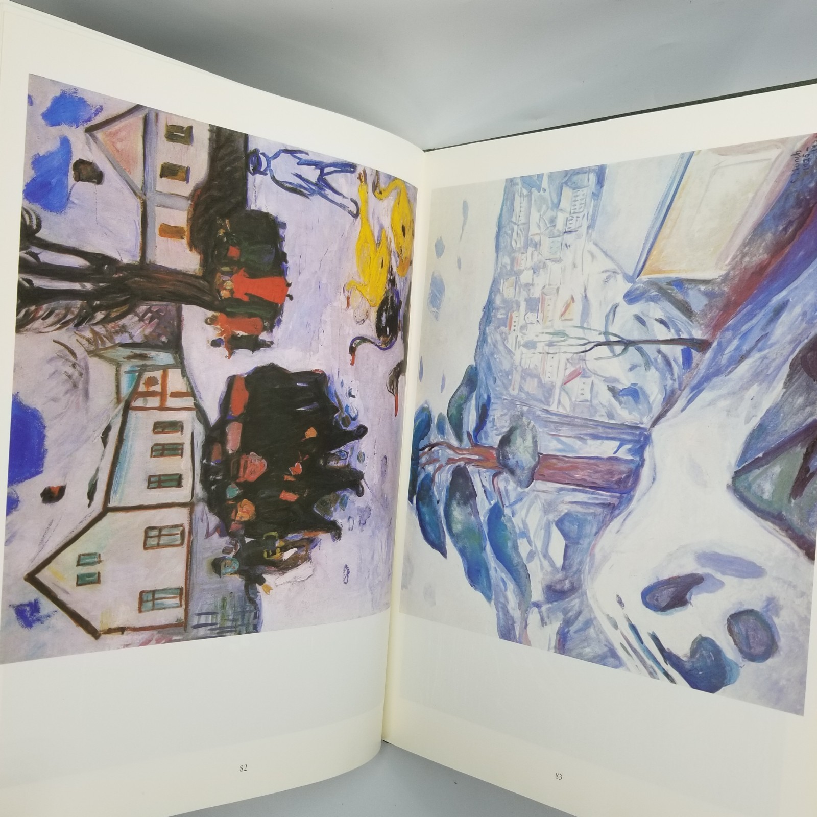 Edvard Munch by Per Amann – 1987 Artline Editions – Large Format HC