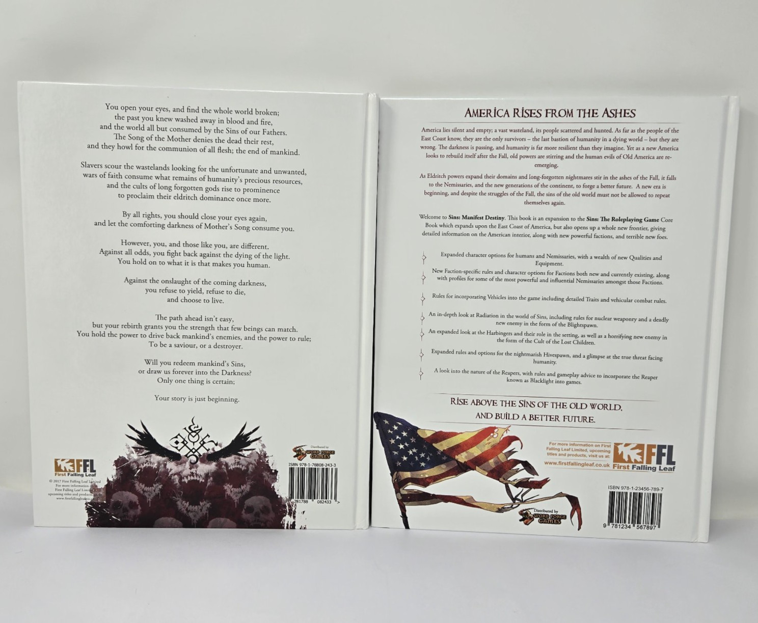 SINS RPG Core Rulebook, Manifest Destiny, Dead City, GM Screen+ *Mature Content