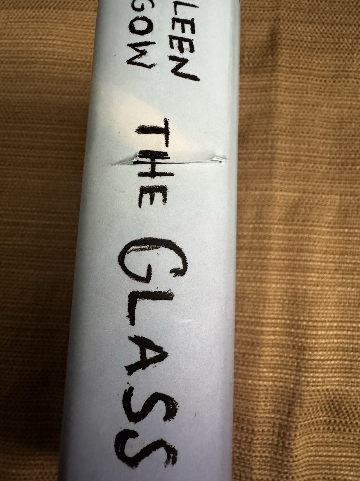The Glass Girl by Kathleen Glasgow Hardcover Book W/ Sprayed Foredge IMPERFECT