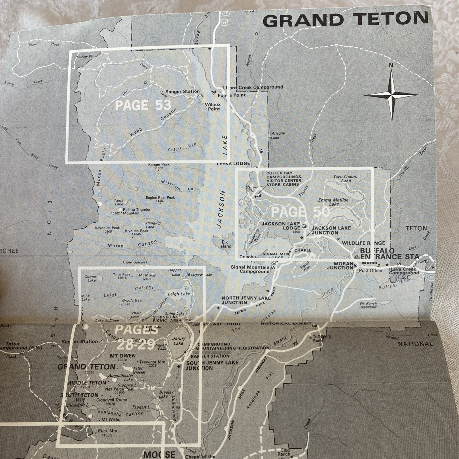 “Teton Trails”- Pamphlet (56 Pages) by Brian Harry with Illustrations 1982 PB