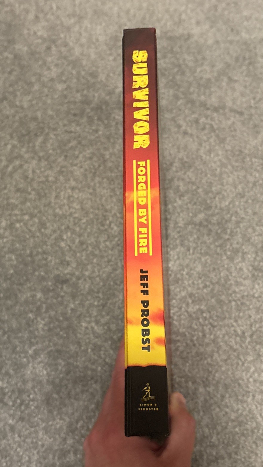 AUTOGRAPHED – „Survivor-Forged By Fire“ by Jeff Probst – Barnes and Noble