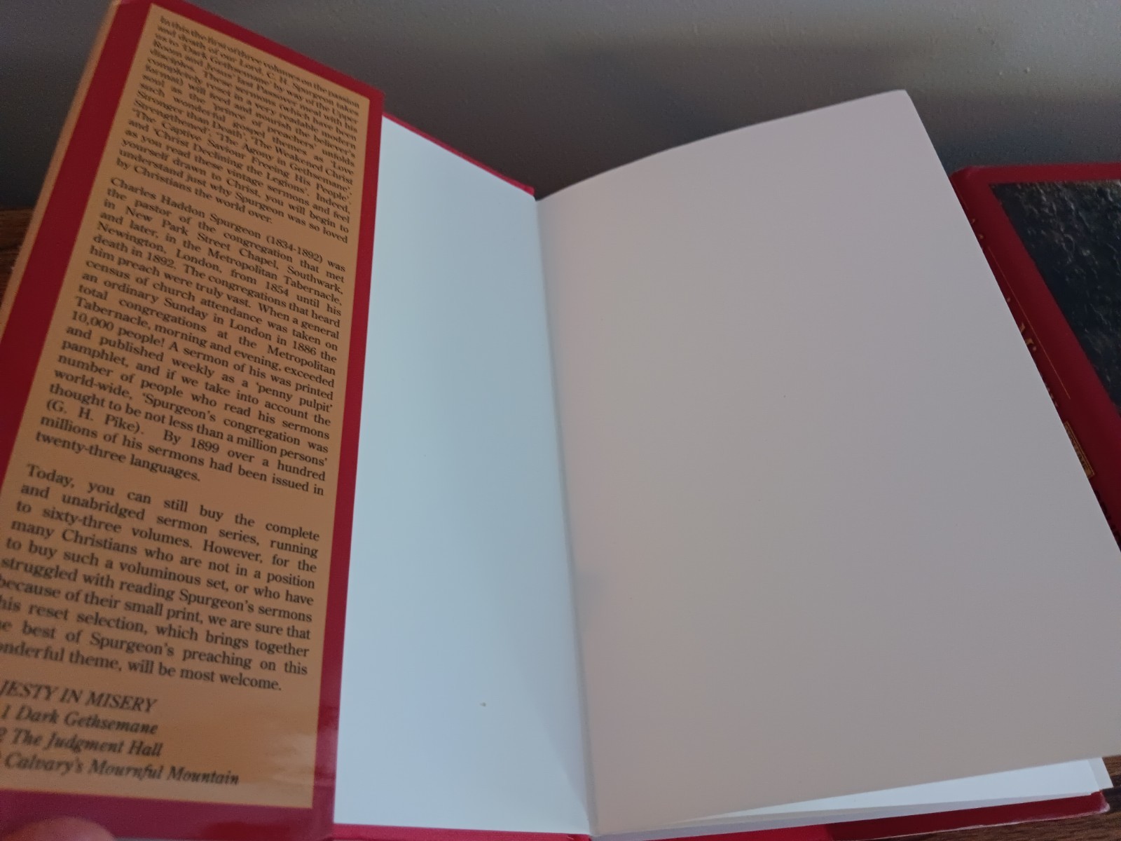 Majesty In Misery Volumes 1 & 2 C H Spurgeon Banner Of Truth (Read Description)