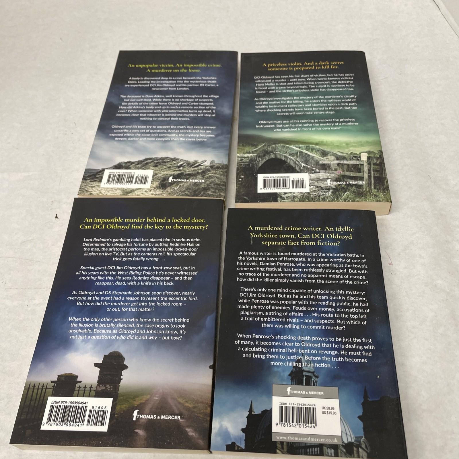 J.r. Ellis First 4 of Yorkshire Murder Mysteries (See Photos for Titles)