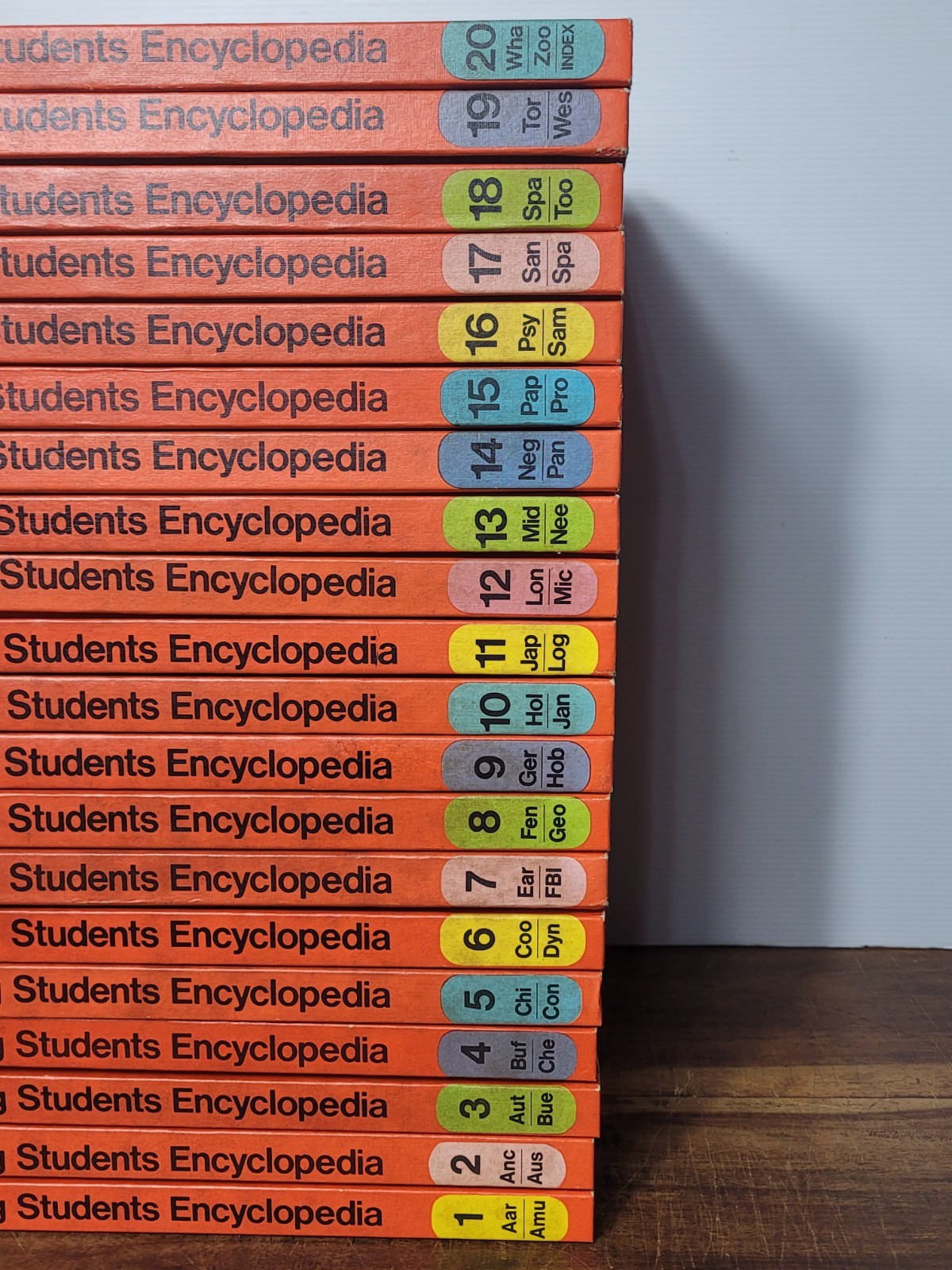 YOUNG STUDENTS ENCYCLOPEDIA (20 VOLUME SET) BY Funk & Wagnalls HARDCOVER 1972/73
