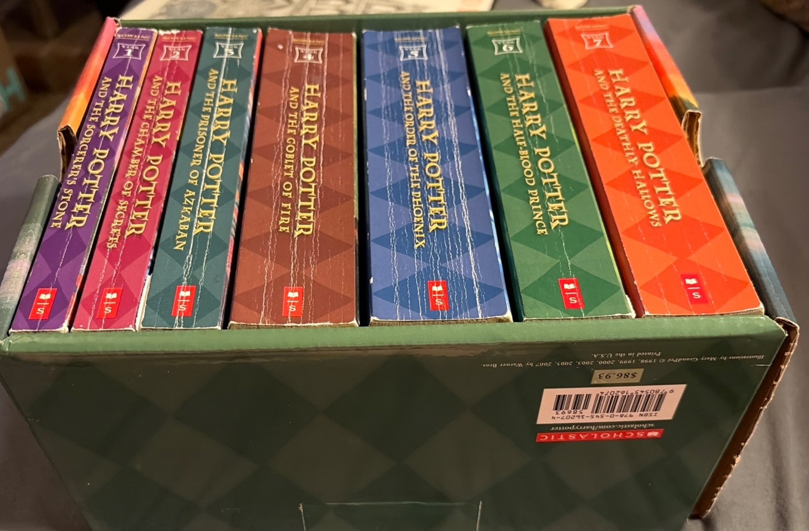 Harry Potter Paperback Boxset #1-7 by J. K. Rowling (2009, Paperbacks)