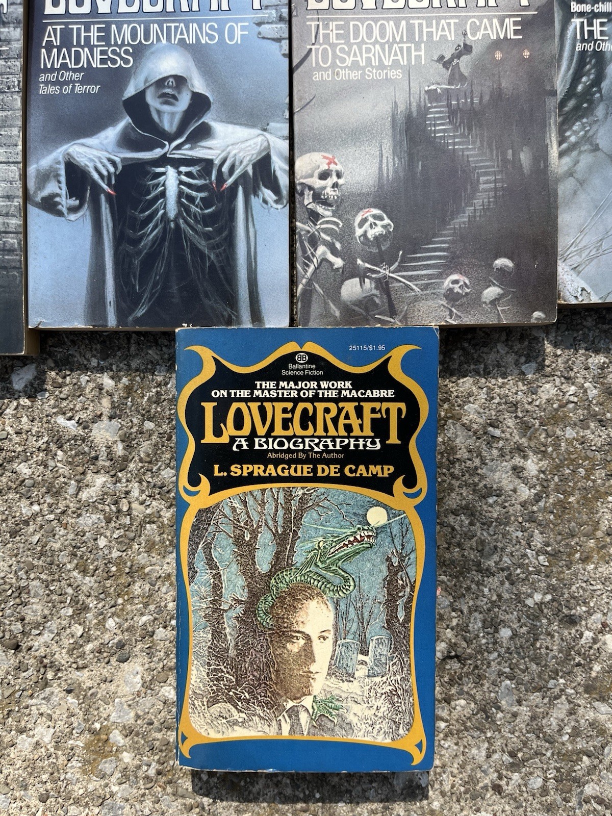 Lot of 9 H.P. LOVECRAFT Beagle Del Rey & More Horror Paperback Books