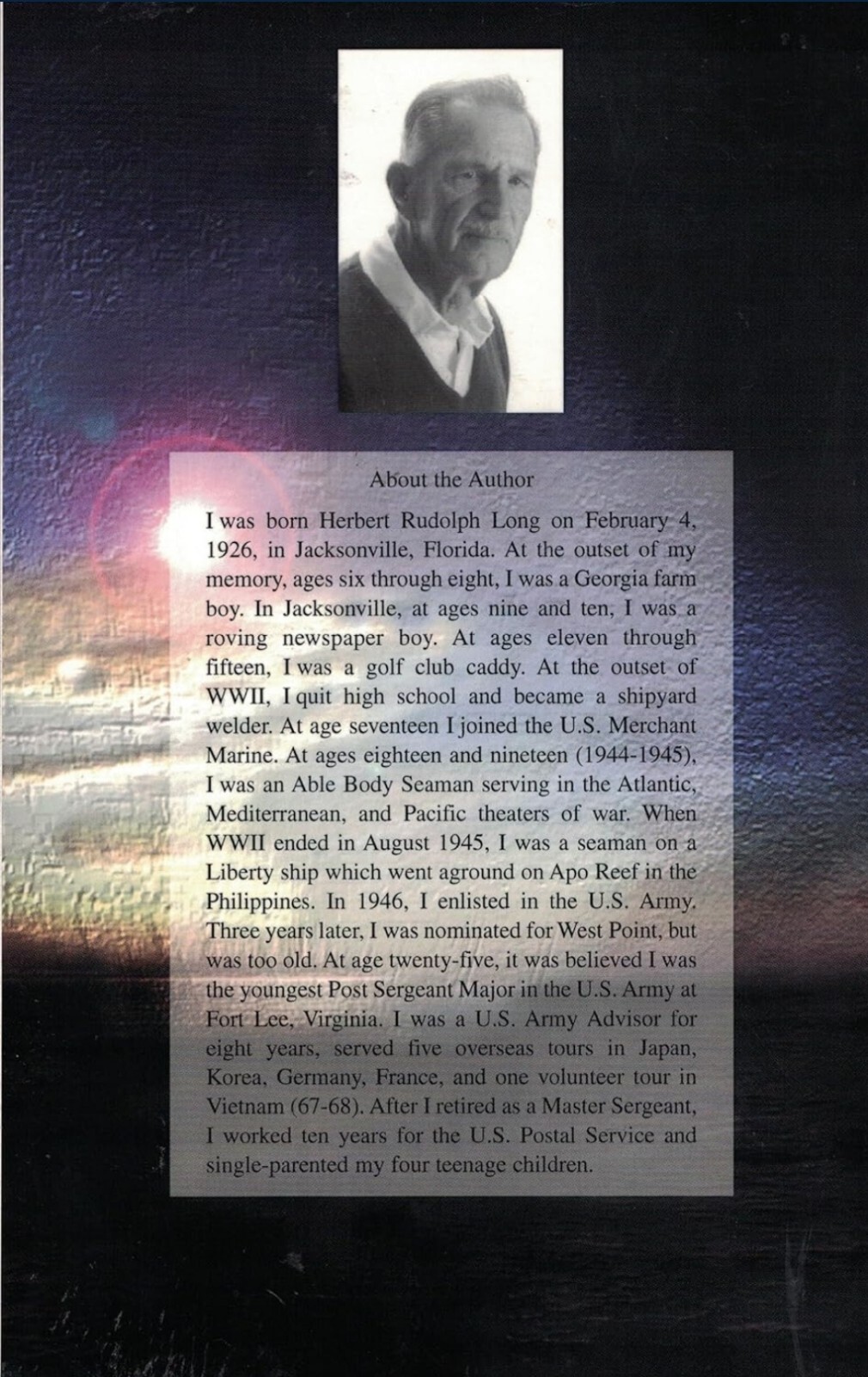Right Of Passage By Herbert R Long