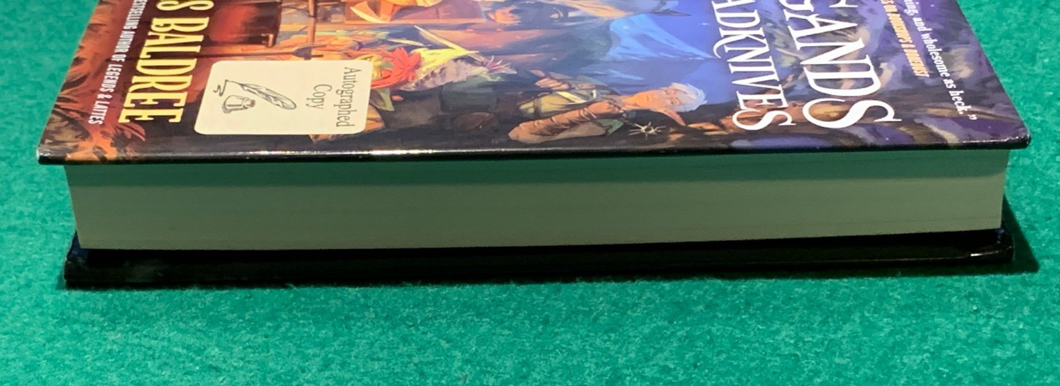 Brigands & Breadknives by Travis Baldree SIGNED 1st/1st HC DJ 2025