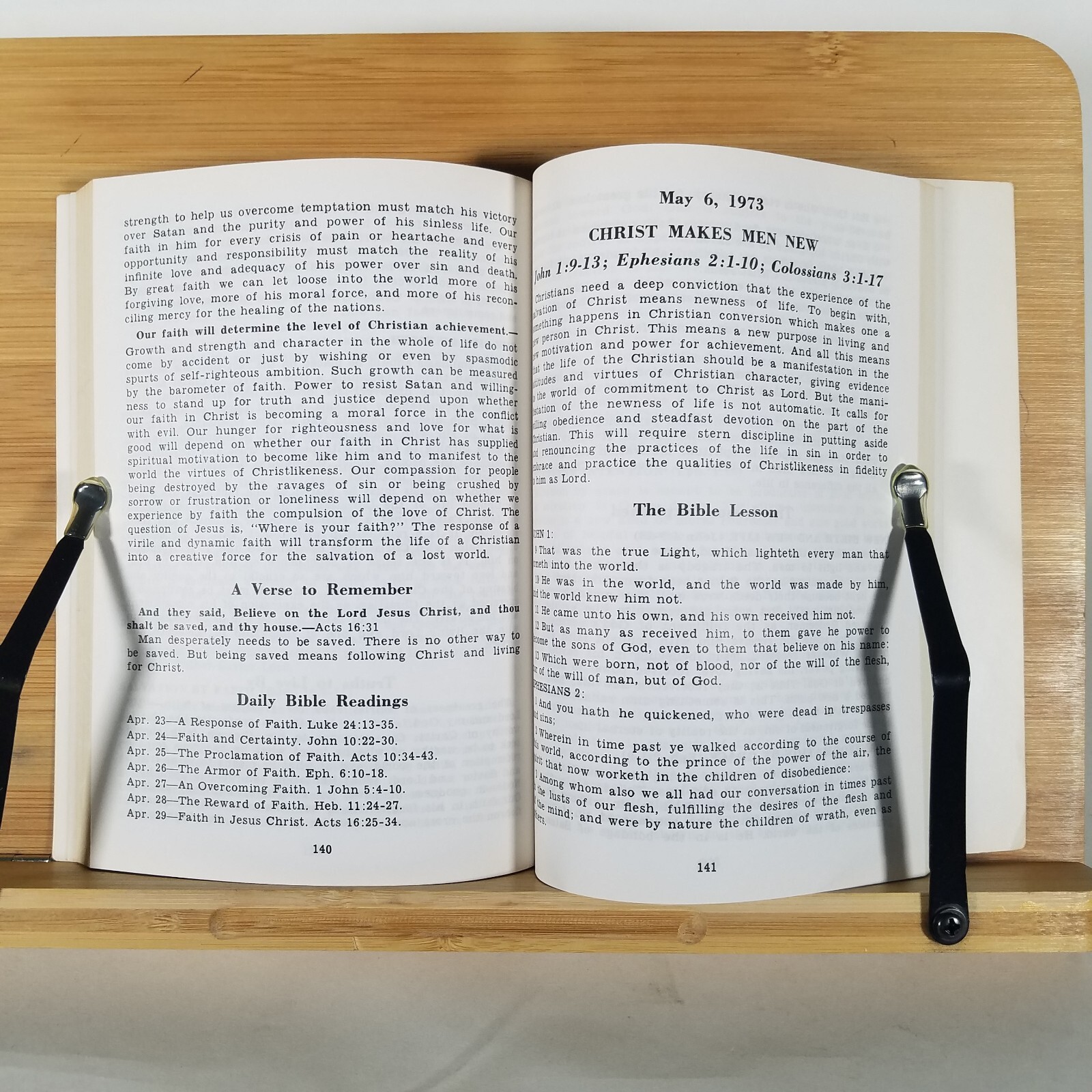 POINTS FOR EMPHASIS 1972-73 by Clifton J Allen Southern Baptist – Larger Type Ed