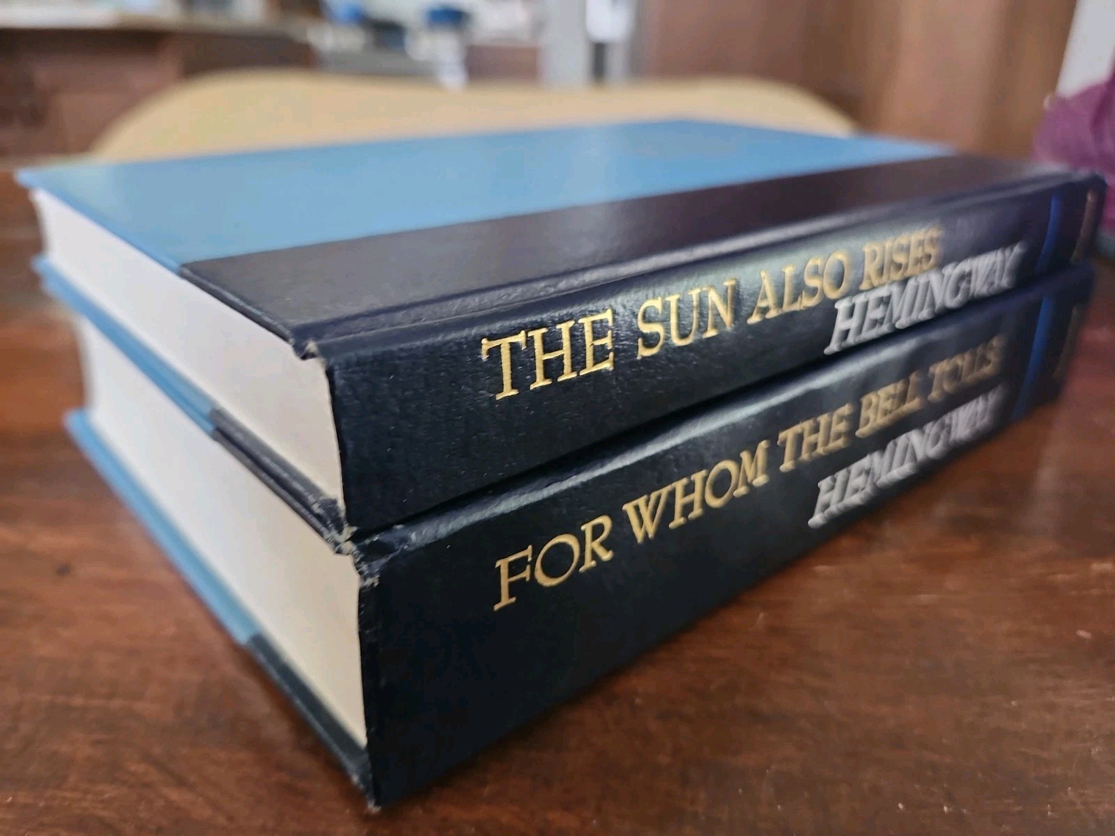 Lot Of 2 Sun Also Rises For Whom Bell Tolls Hemingway Hardcover Scribner Classic
