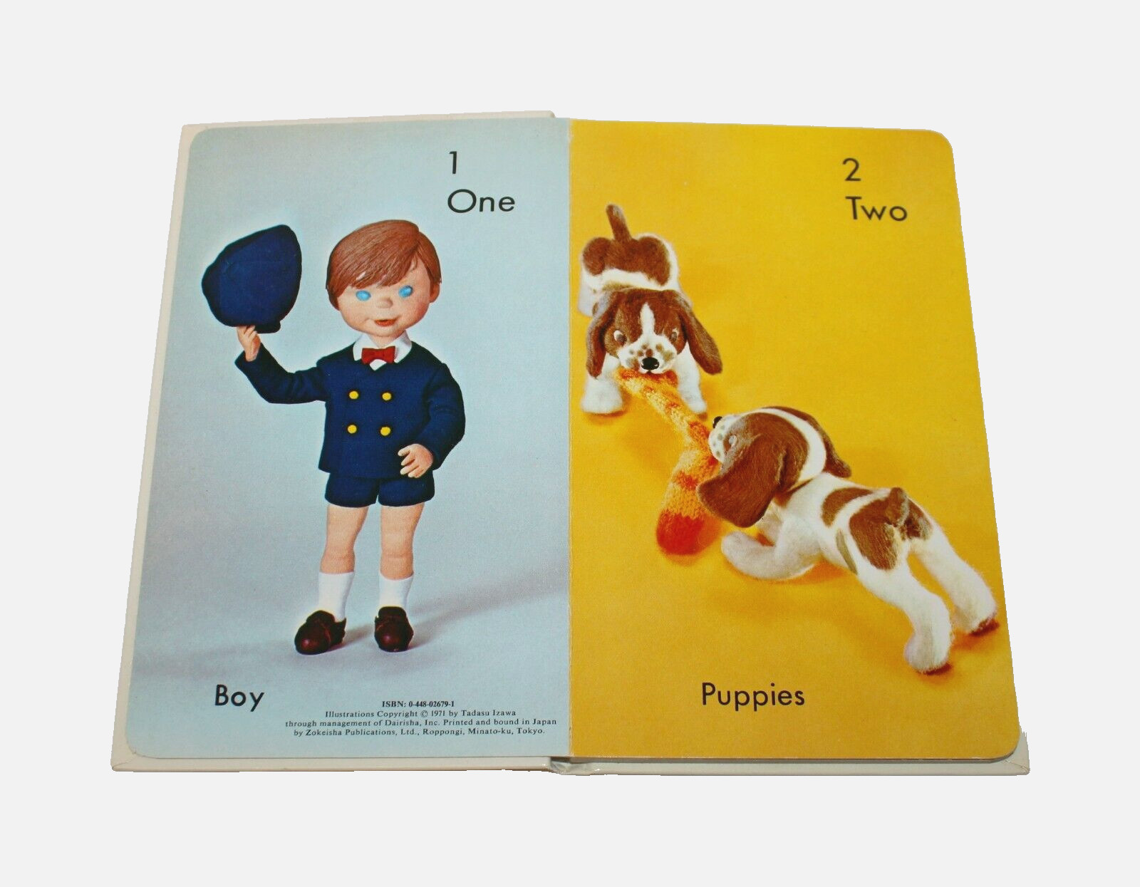 5 VTG Preschool Puppet Books T. Izawa Japan Ten Little Indians Farm Animals ABC