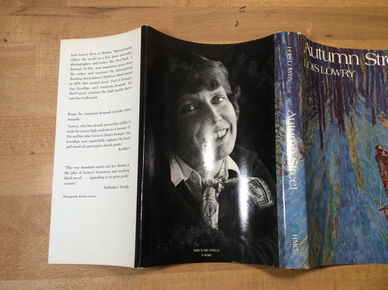 Autumn Street, SIGNED Lois Lowry, Hardcover 1st Printing
