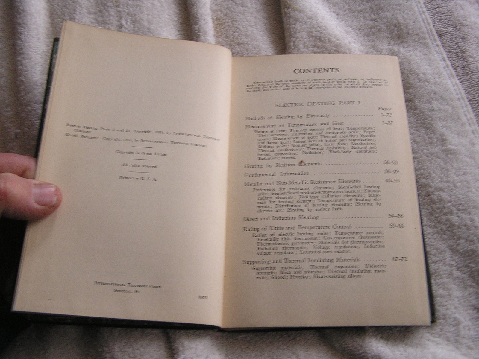 ICS Staff: Electric Heating Int. Textbook Co 1939