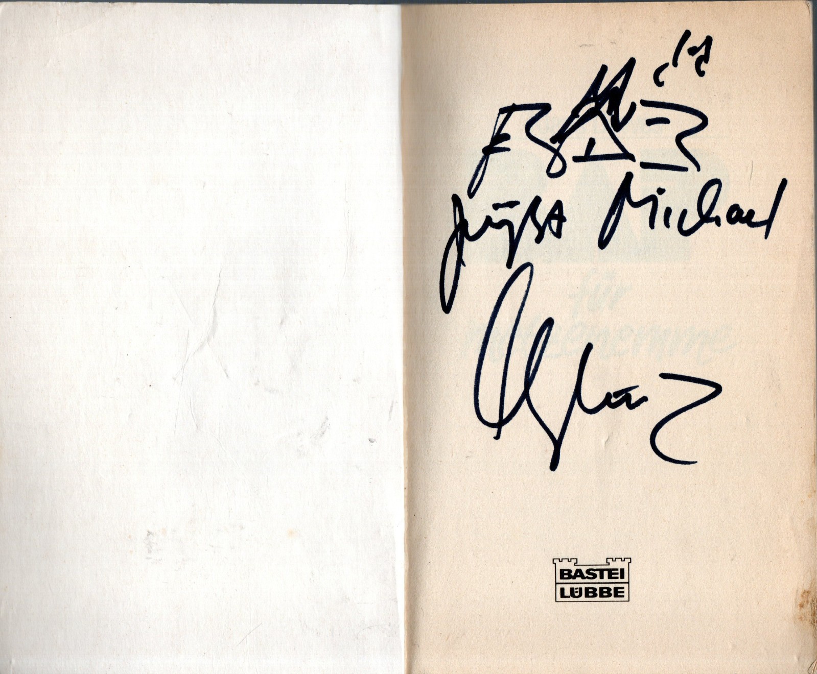 BAP für metzenemme – Klaus Dewes – Buch mit Autogramm W. Niedecken !!
