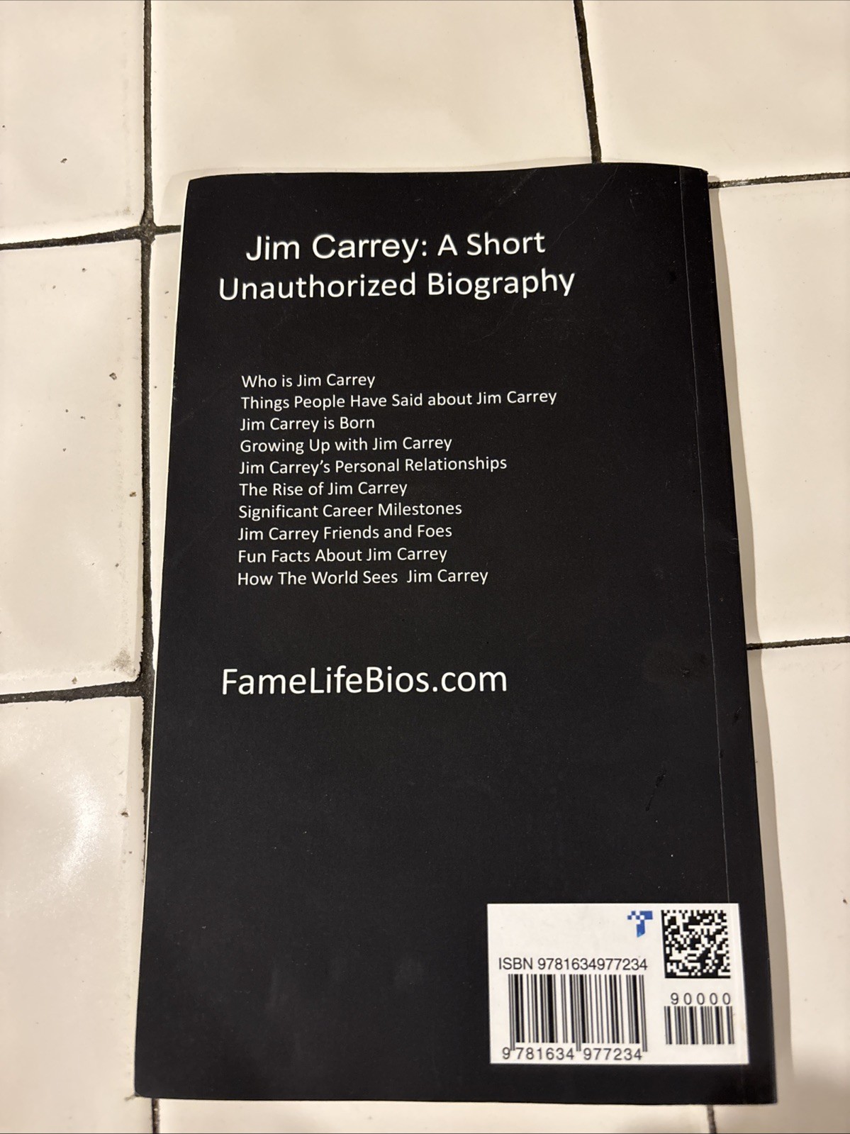 Jim Carrey Short Unauthorized Biography 39 Pages