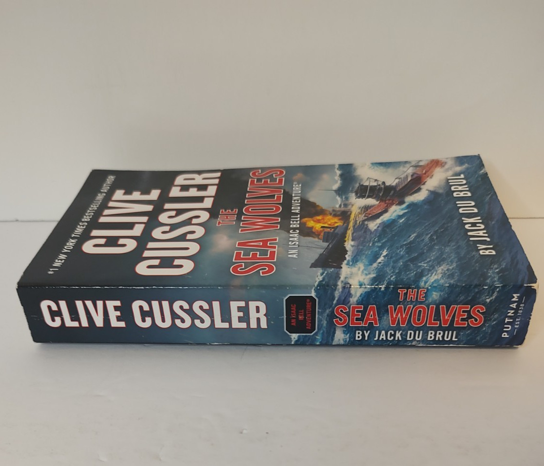 Clive Cussler the Sea Wolves by Jack Du Brul (2023, Us-Tall Rack Paperback)