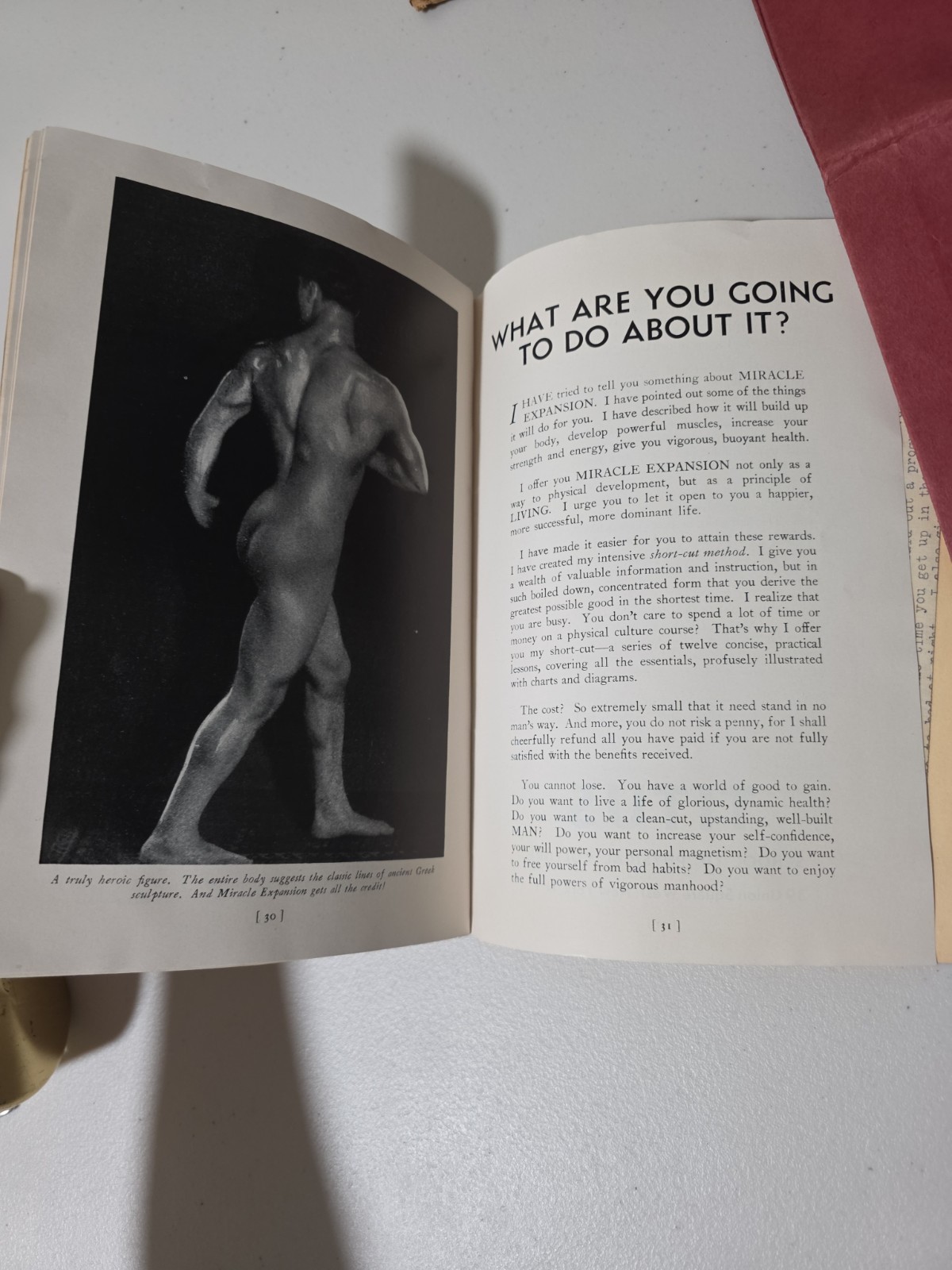 Vintage Strength Training Book And Exercises 1930s Miracle In Muscles New York