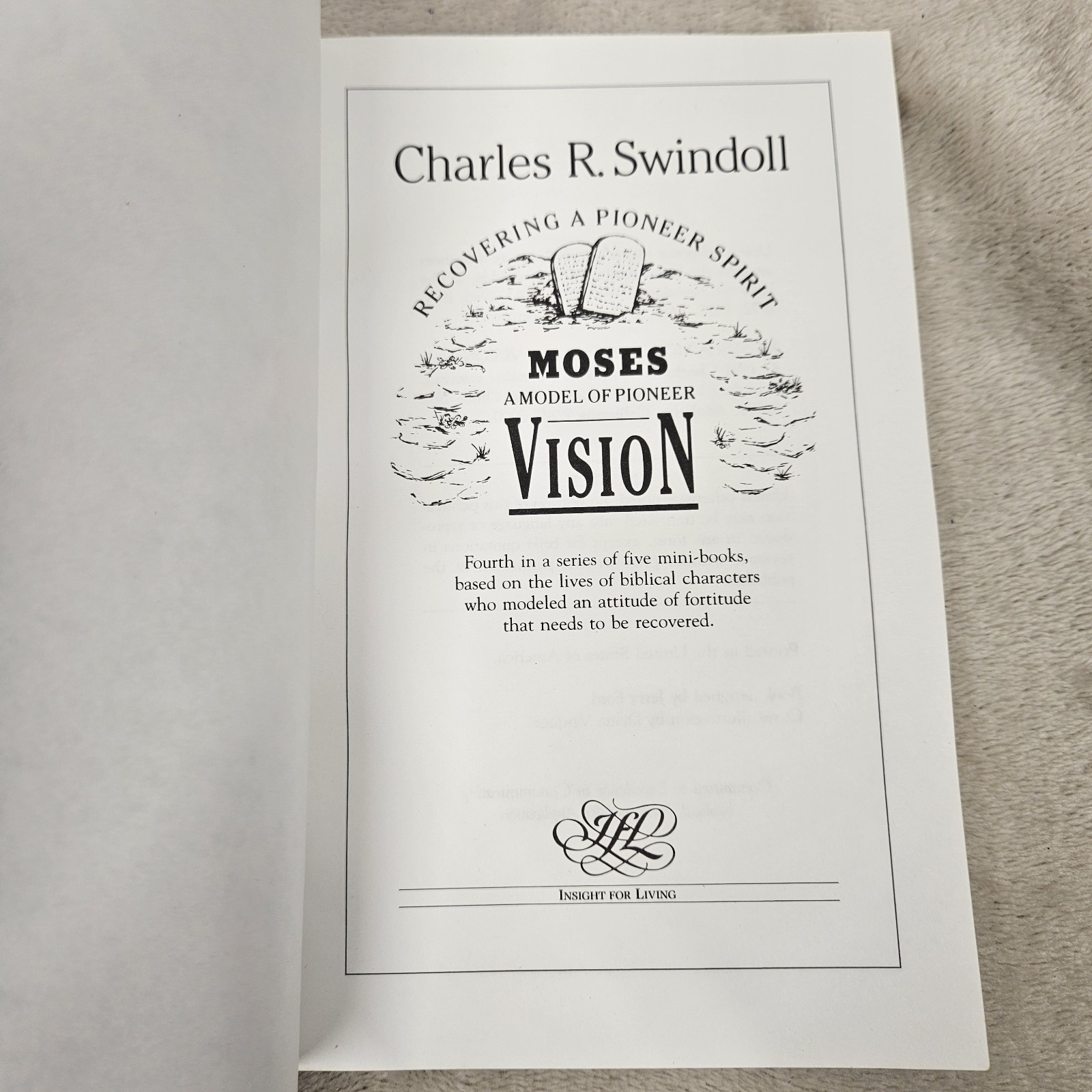 Charles L. Swindoll Book Lot Of 10 Bible Study Guidea Moses Jesus Our Lord PB