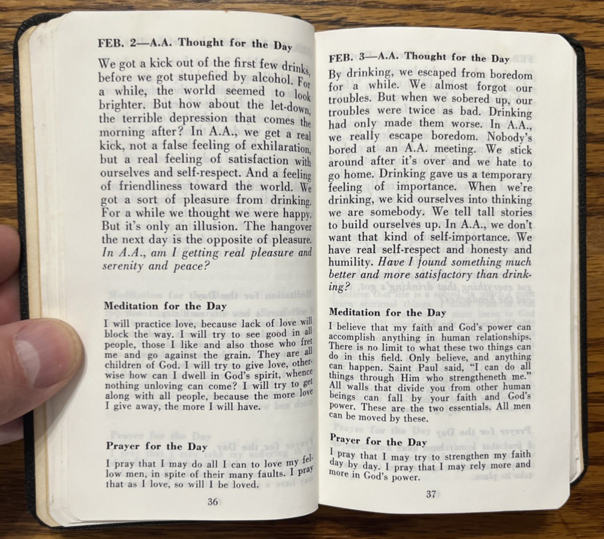 Twenty-Four Hours a Day by Hazelden, Daily Reading Alcoholics Anonymous AA Book