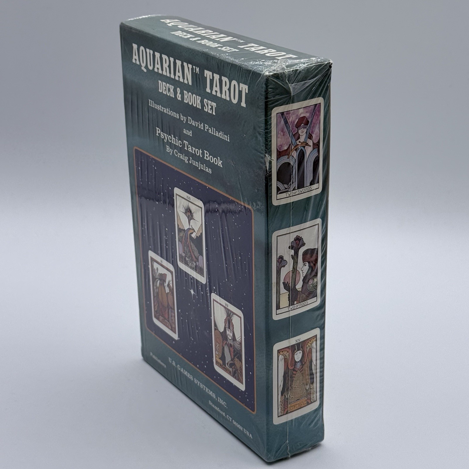 1970 Aquarian Tarot Deck/Book Set by David Palladini + Psychic Tarot OOP VTG