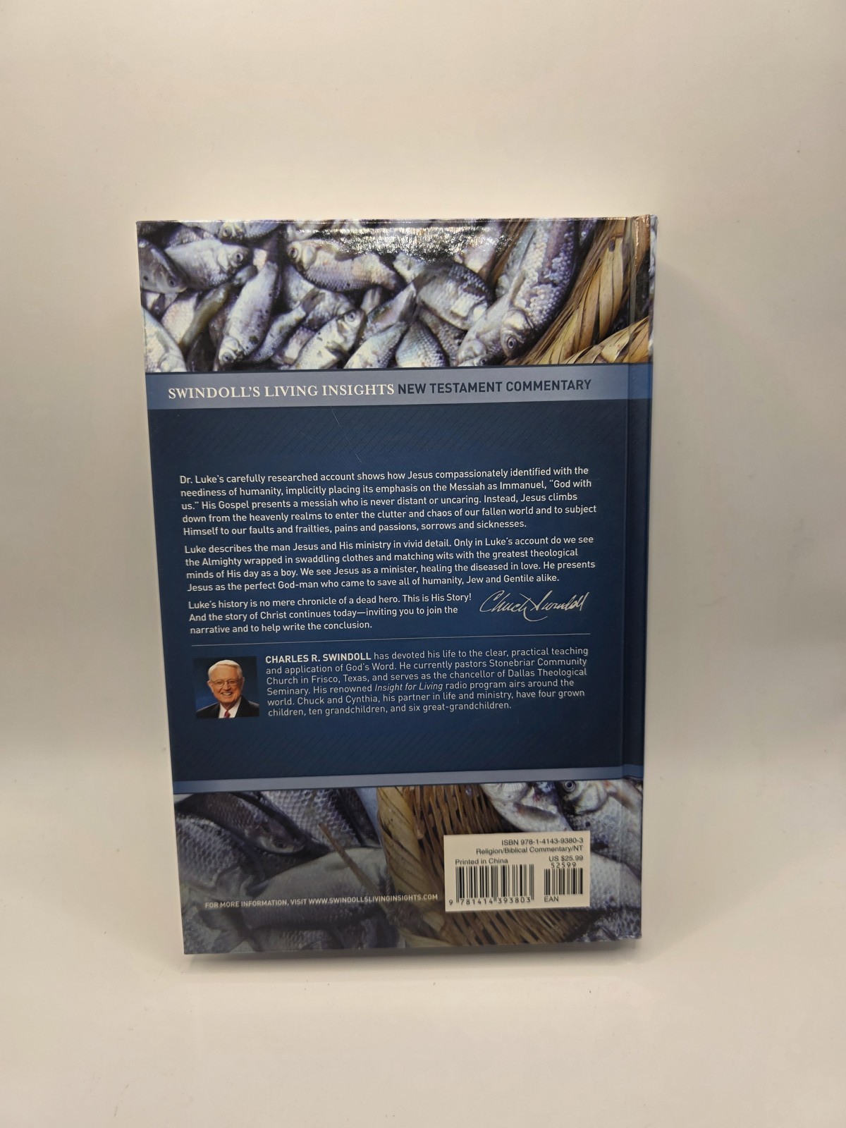 Insights on Luke by Charles R. Swindoll (2017, Hardcover)