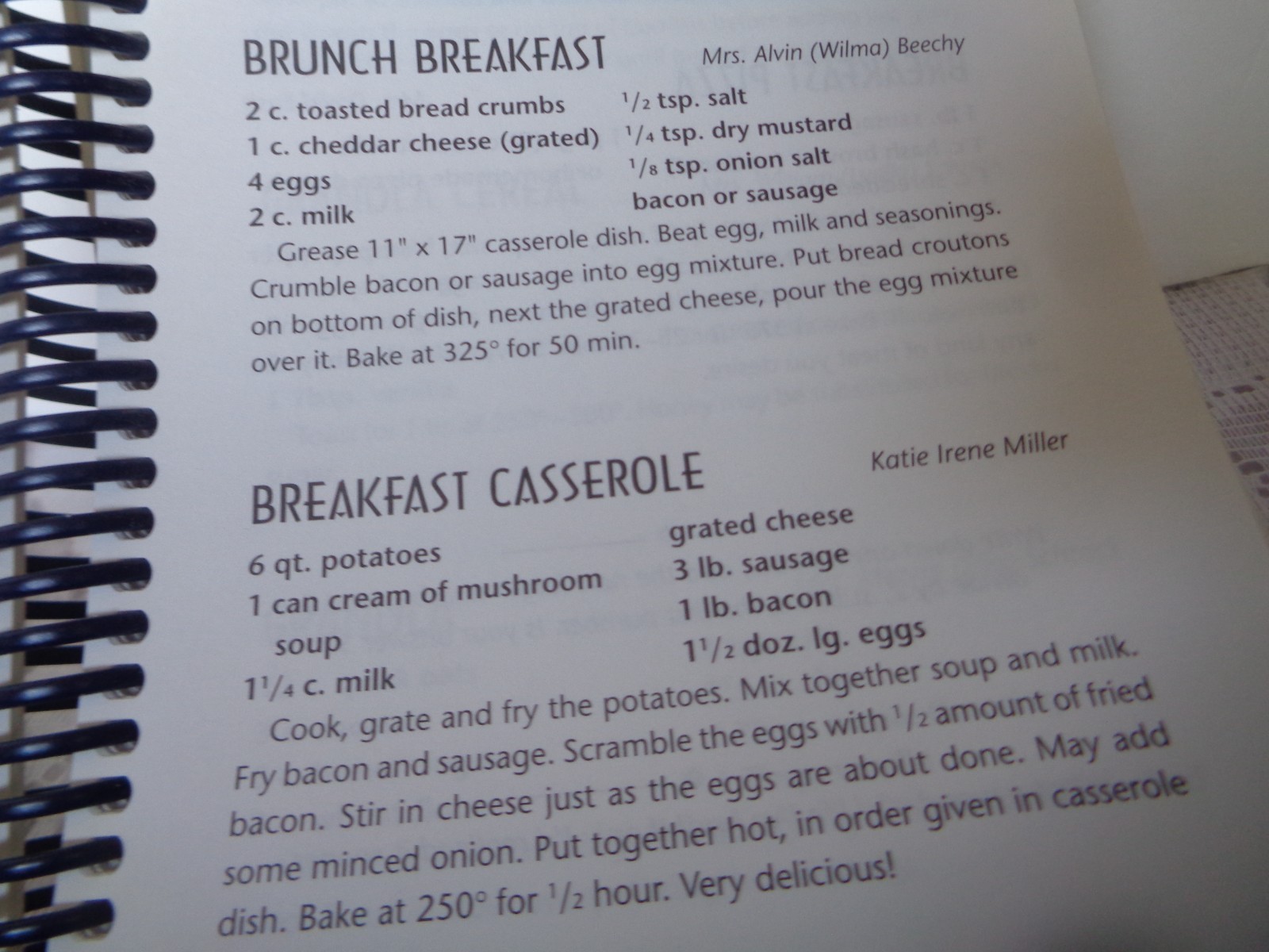 AmishCookbook Heritage Country Harvest 348 pages Easy Recipies