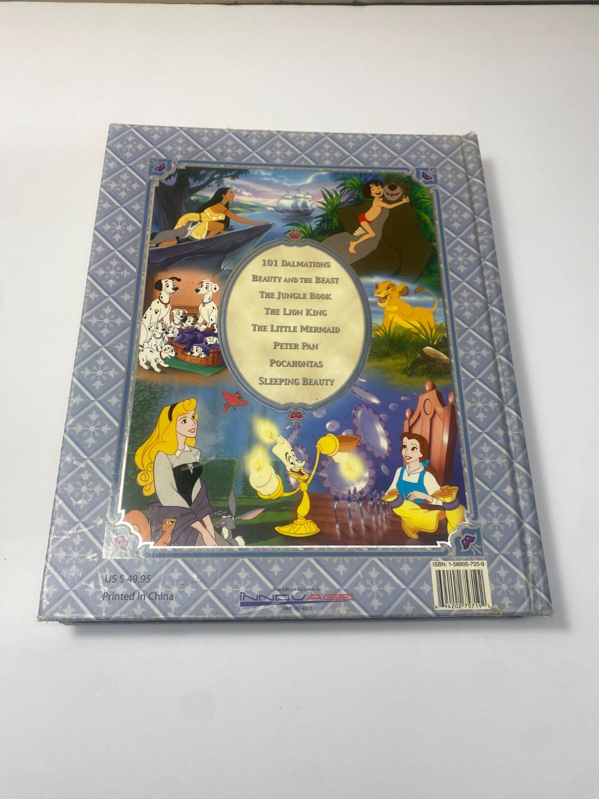 2005 Disney Enchanted Tales Book Hardcover Illustrated (301 pages)