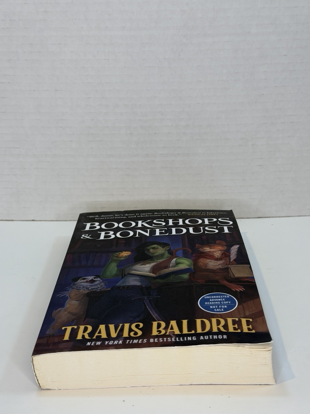 Rare Uncorrected ARC Bookshops & Bonedust Travis Baldree TOR Cozy Fantasy 📖