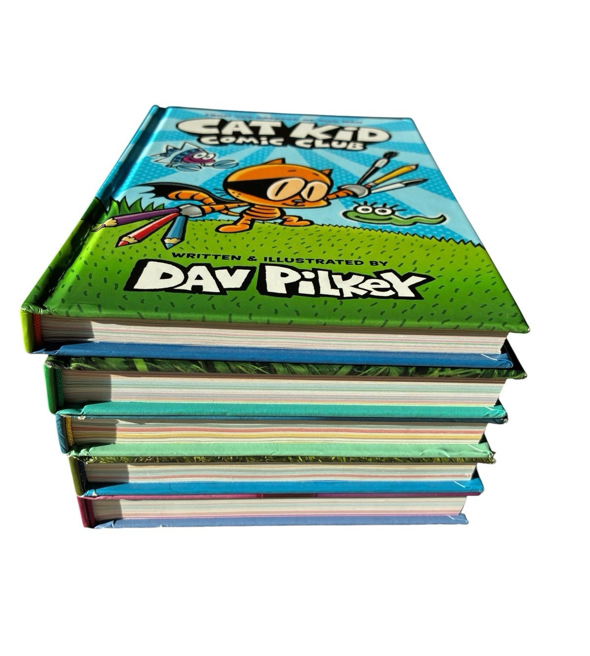 Cat Kid Comic Club #1-5 Hardcover Complete Set Dav Pilkey