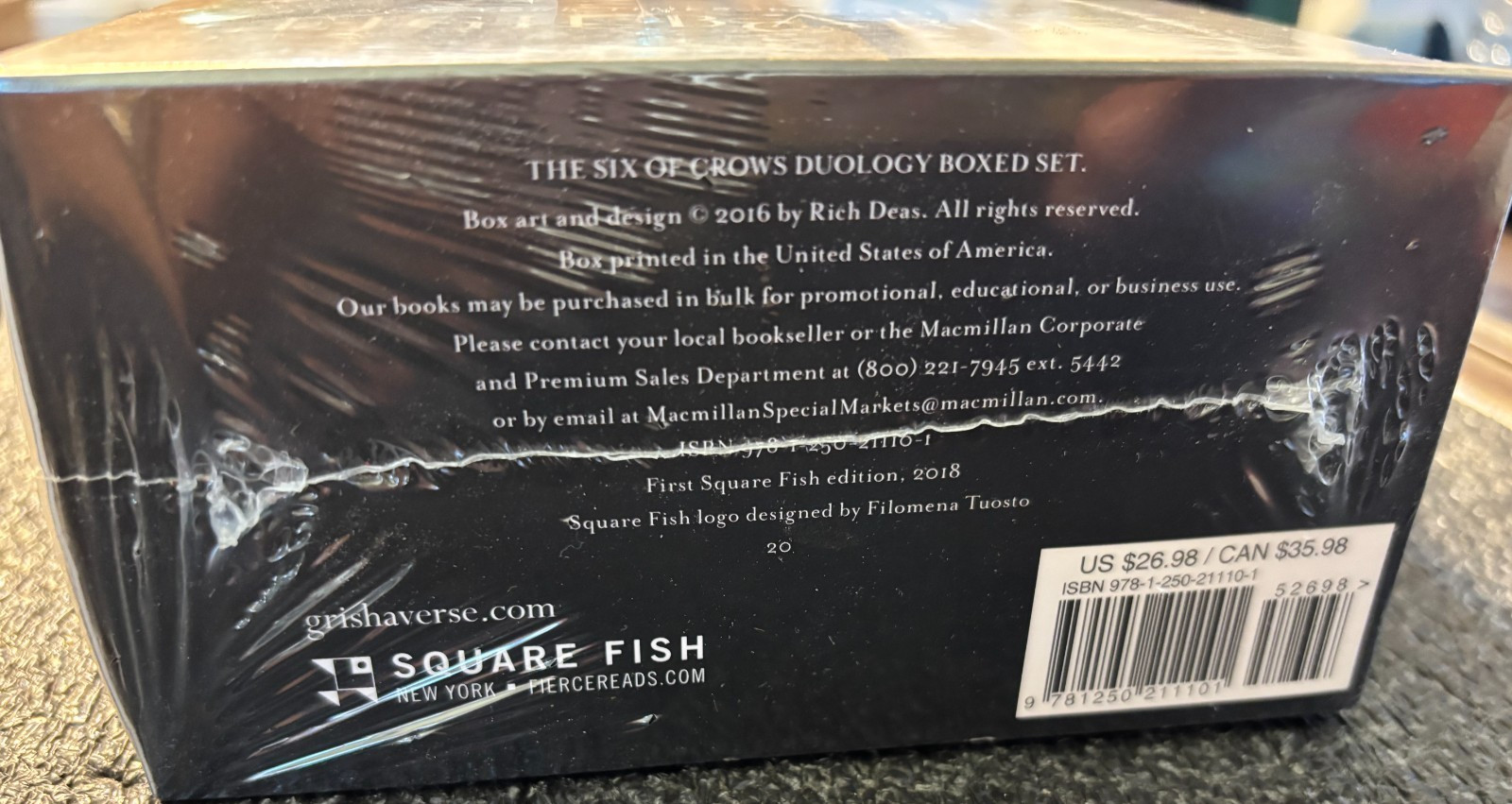Six of Crows Boxed Set : Six of Crows, Crooked Kingdom by Leigh Bardugo SEALED