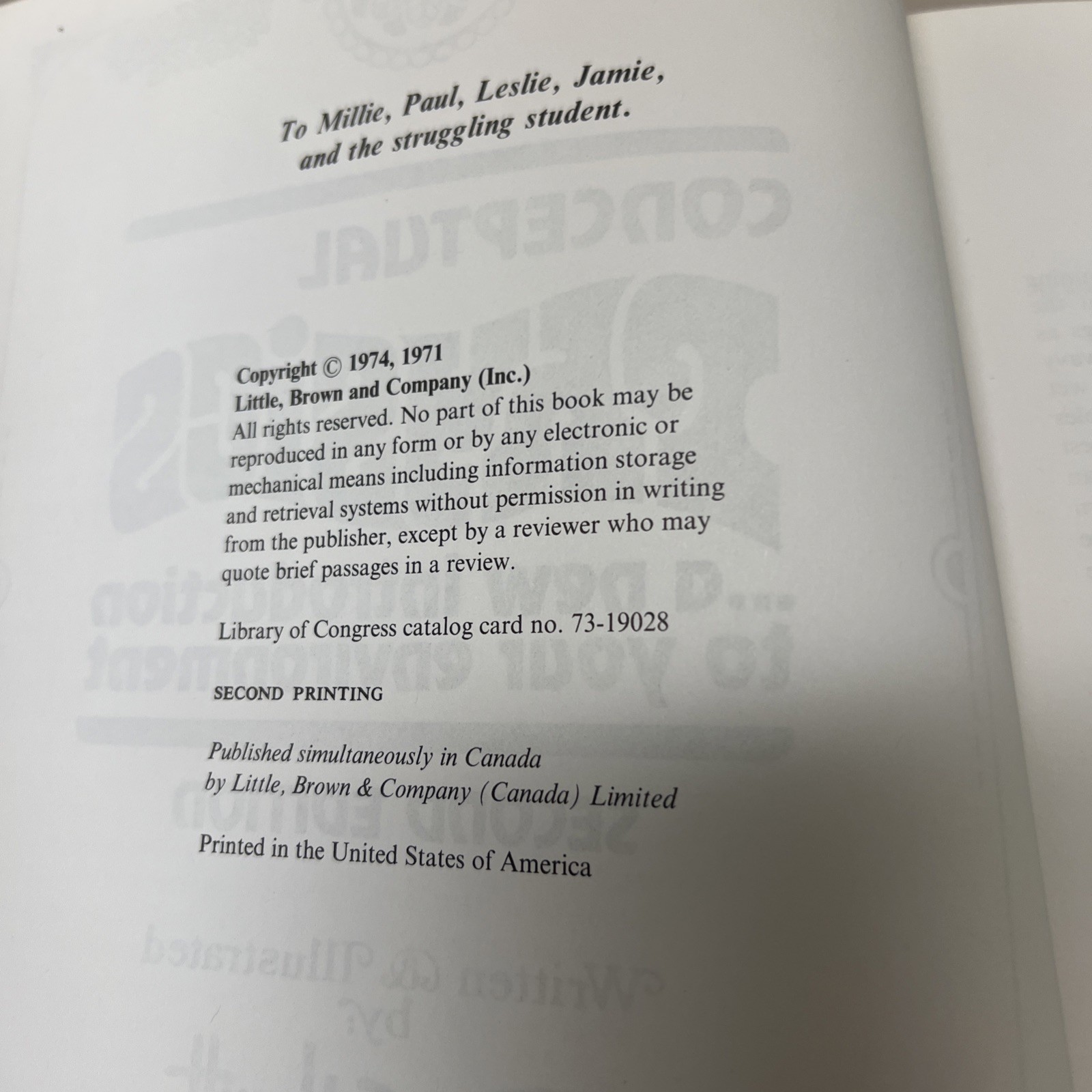 Conceptual Physics A New Introduction To Your Environment By Paul G. Hewitt 1974
